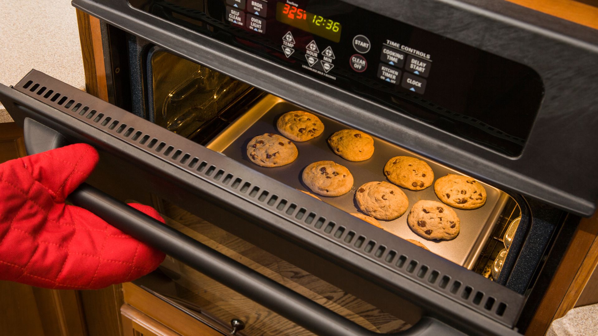Cookies straight from the oven
