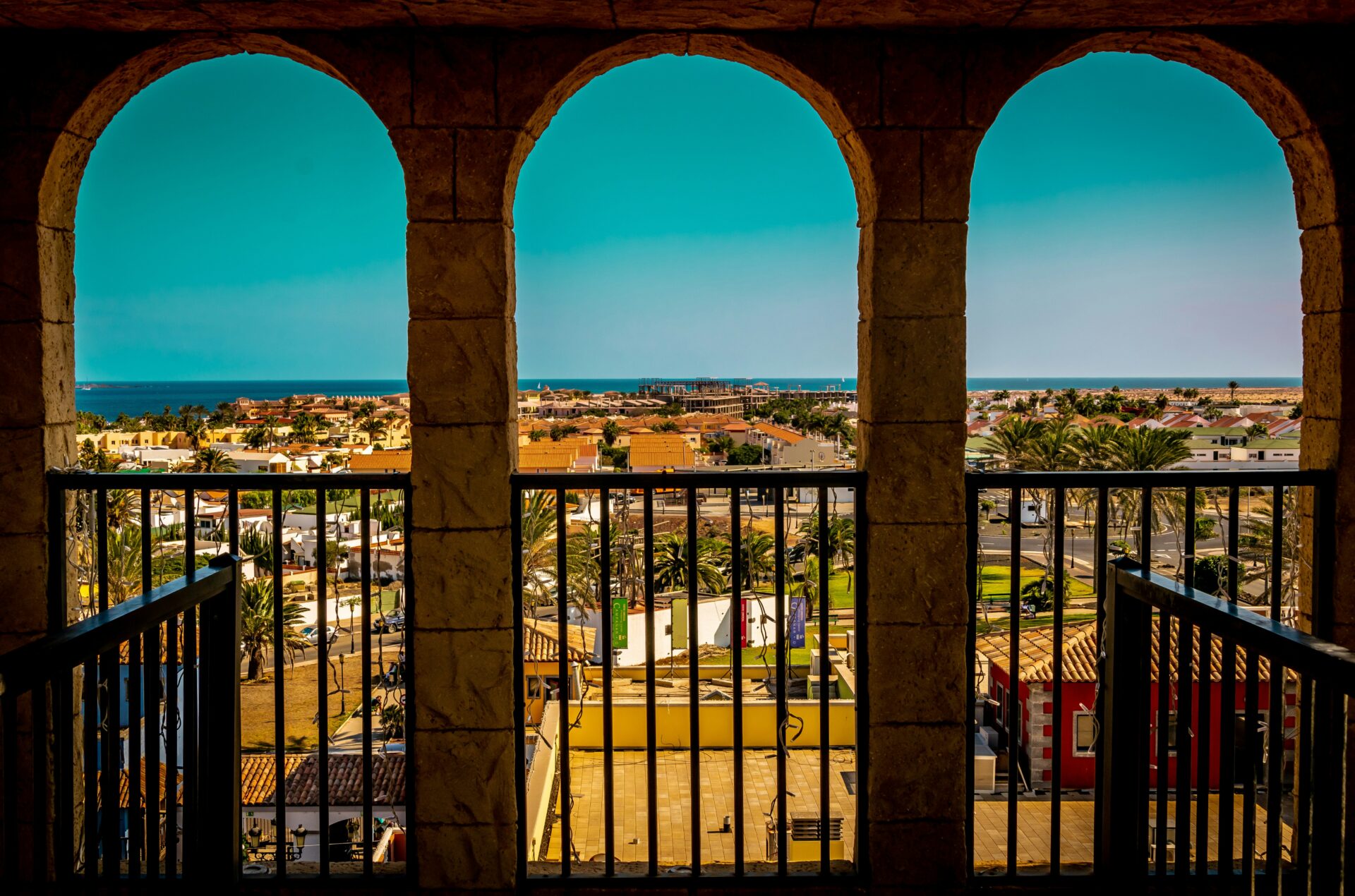 Corralejo village seen from above