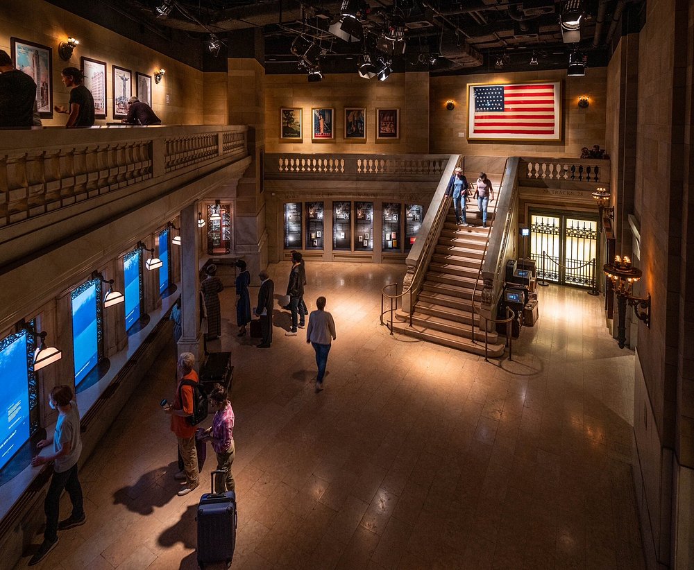 Interior view of the German Emigration Center