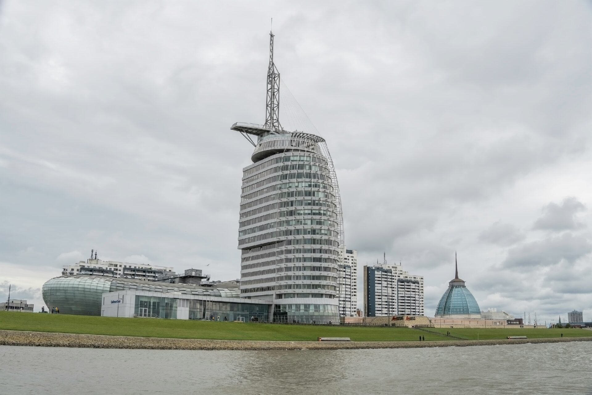 Klimahaus Bremerhaven with a panoramic view of the surrounding area