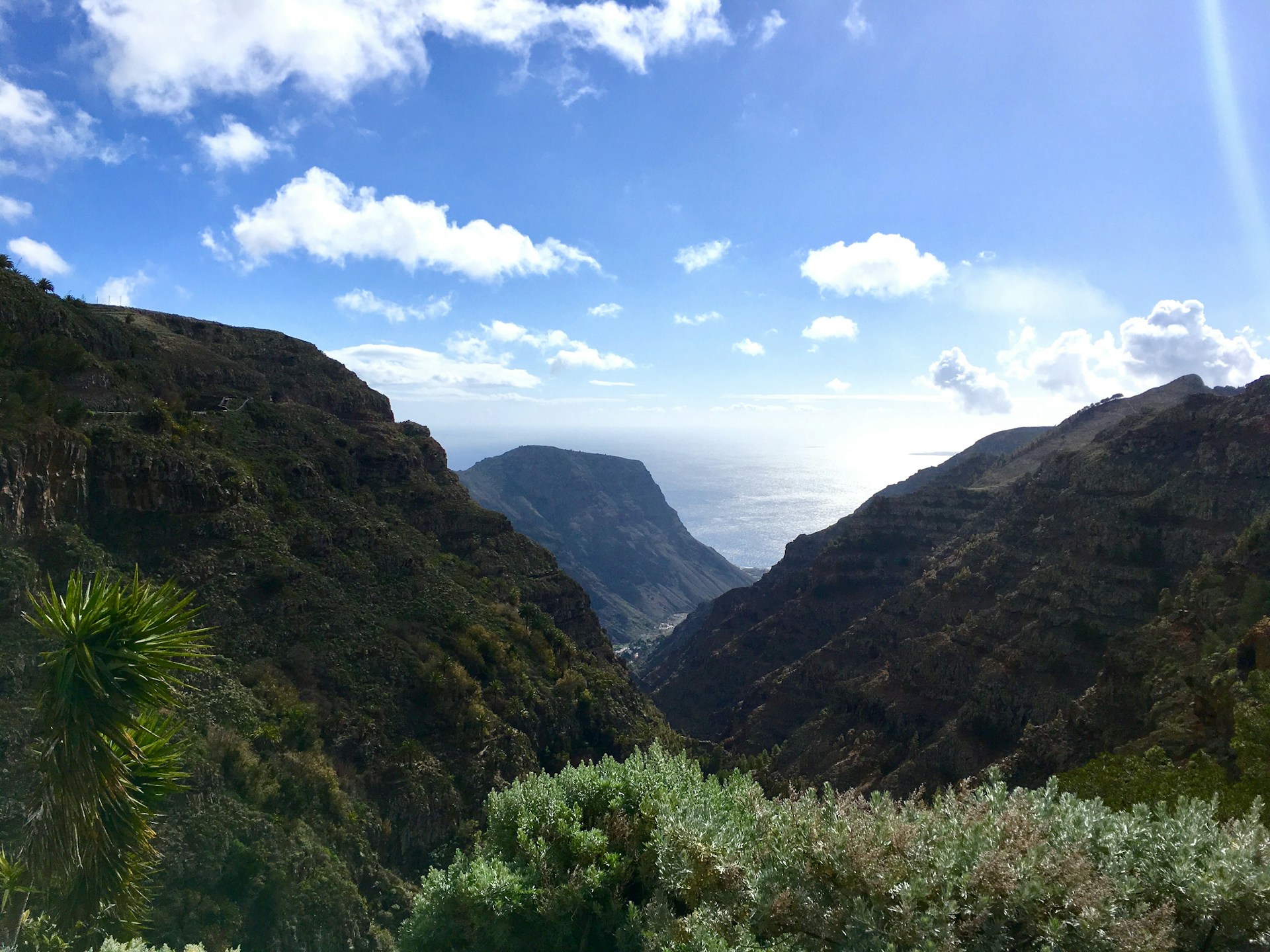 The towering peaks of Garajonay National Park
