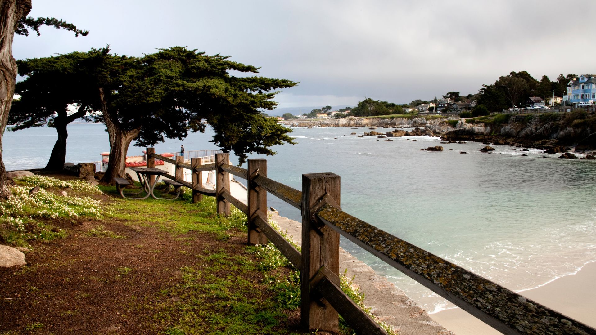 Lovers Point Park in Pacific Grove, Monterey Bay, California