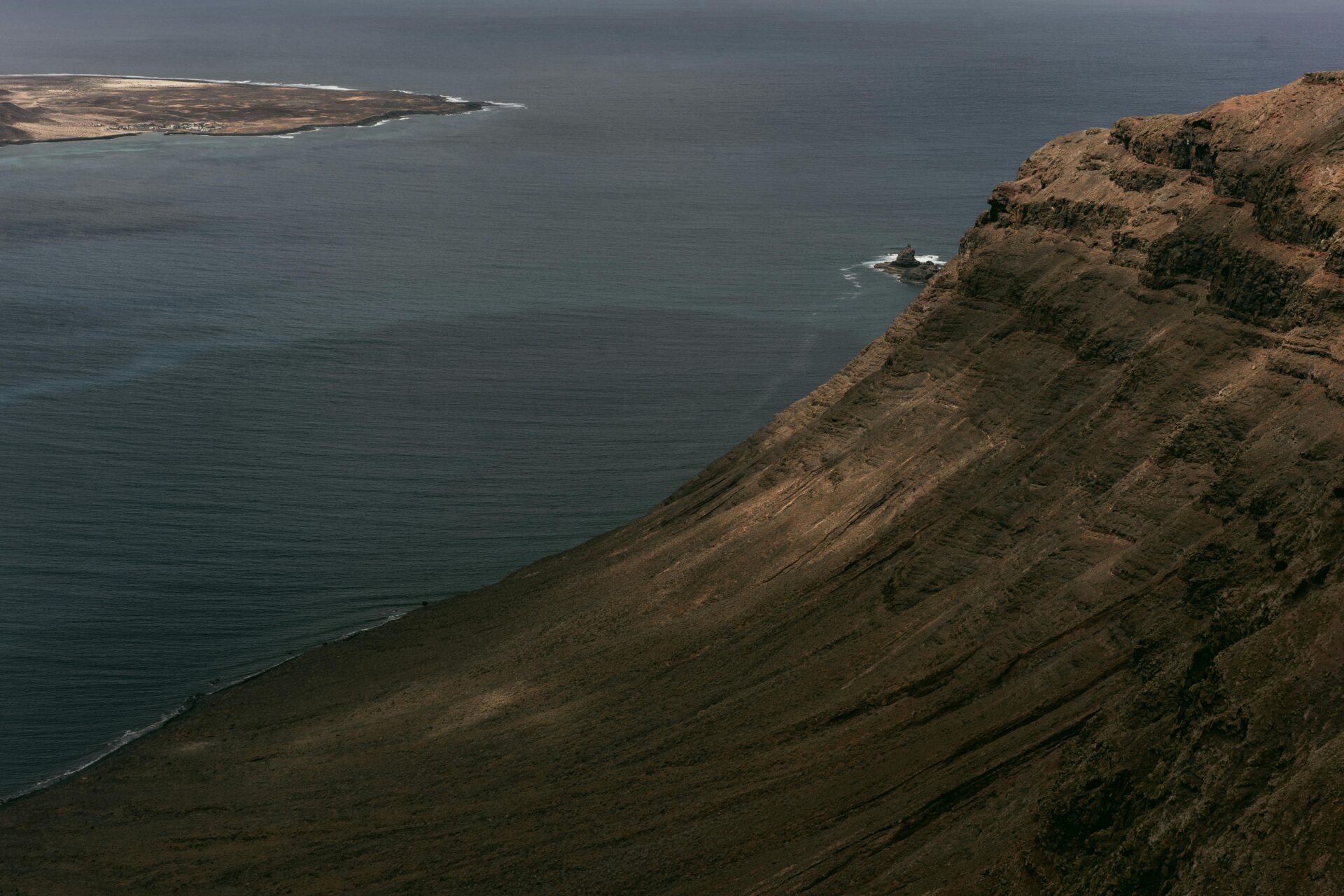 La Graciosa island seen from Mirador del Río,