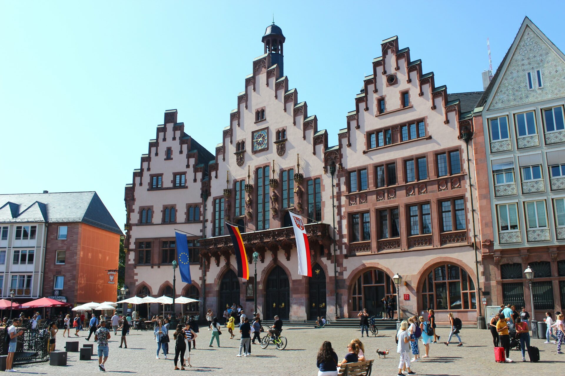 Old Town square of Frankfurt