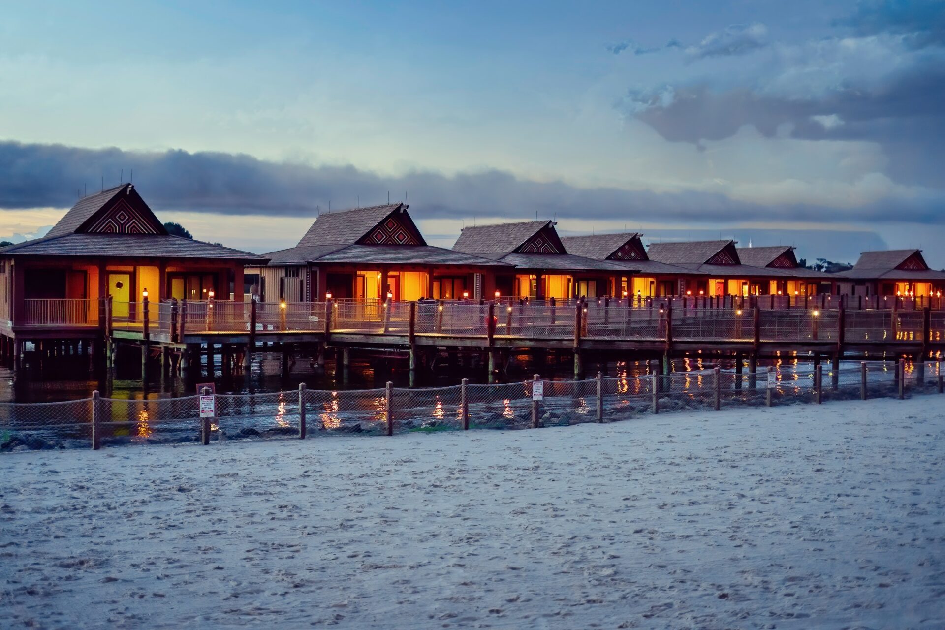 The tropical ambiance of Disney's Polynesian Village Resort