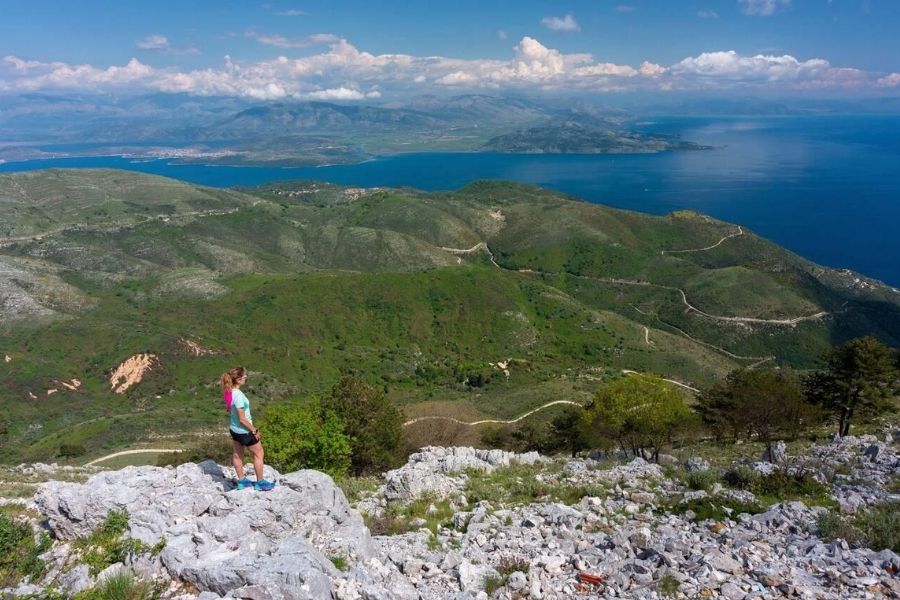 Mount Pantokrator Corfu, Best Views Corfu, Corfu Mountains, Scenic Drives Corfu, Highest Point Corfu, Corfu From Above, Adventure Corfu, Old Perithia Village