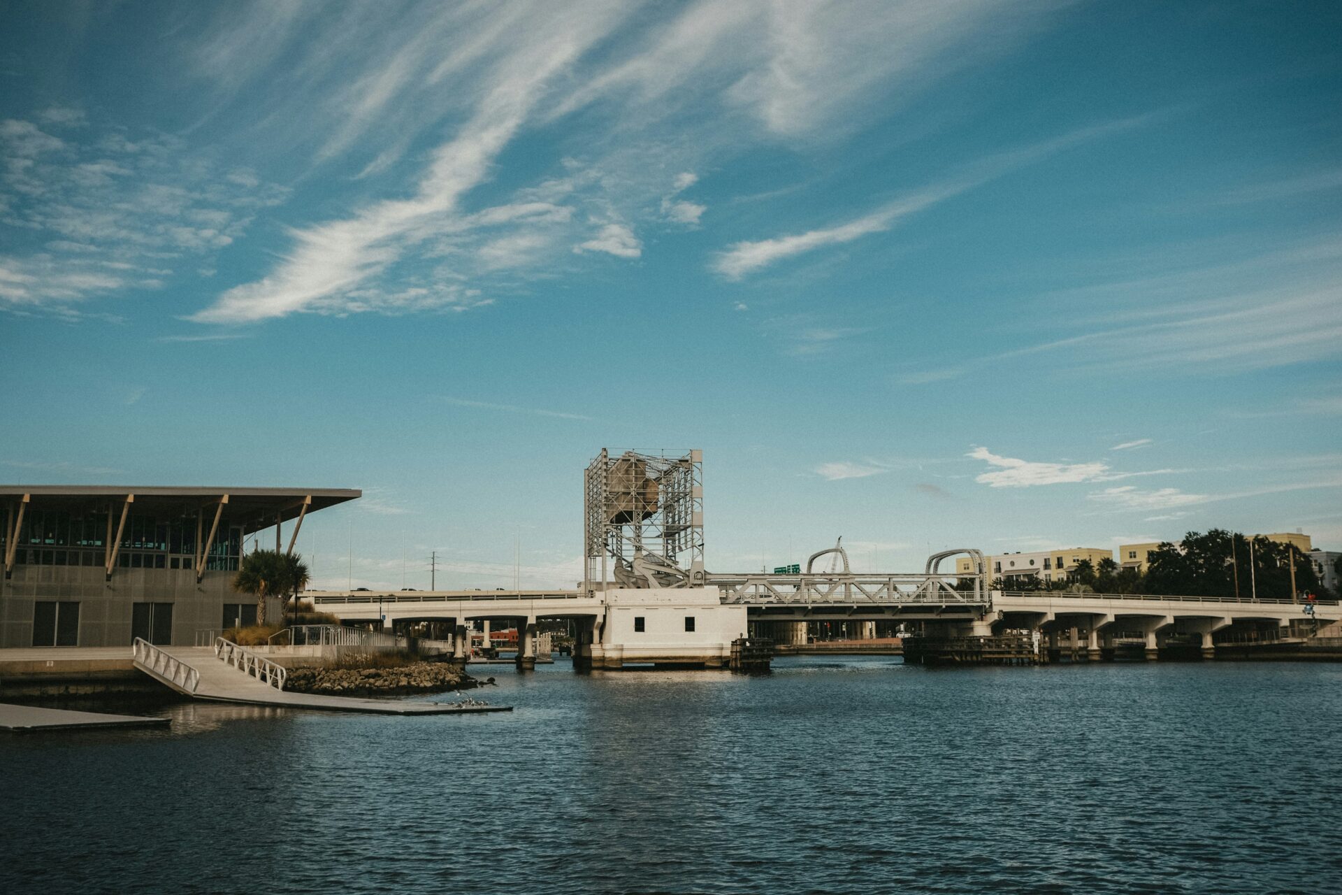 The Tampa Riverwalk is a scenic 2.6-mile path along the Hillsborough River in downtown Tampa
