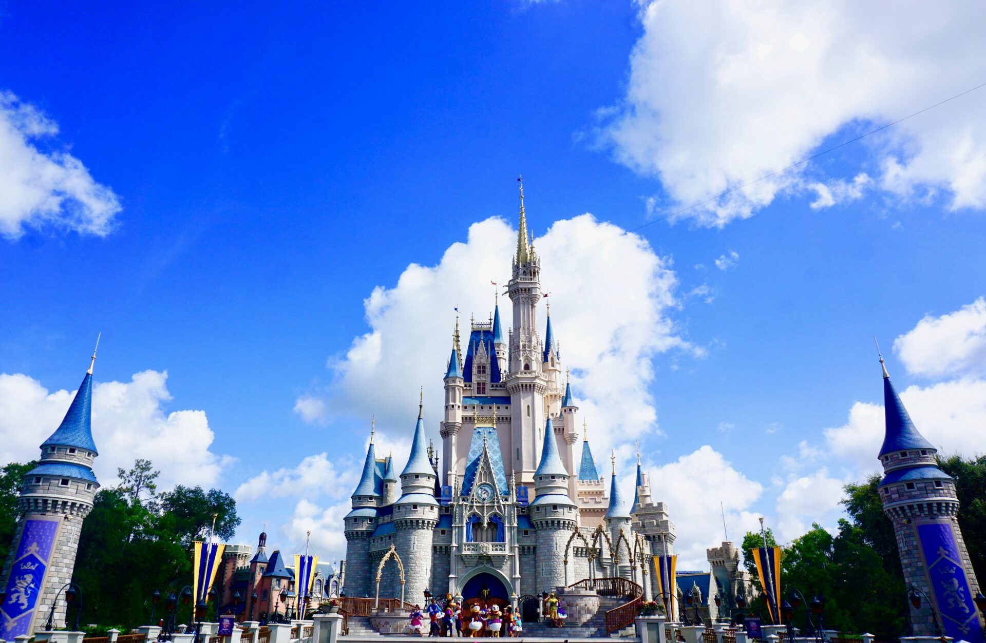 The iconic Cinderella Castle at Disney’s Magic Kingdom in Orlando