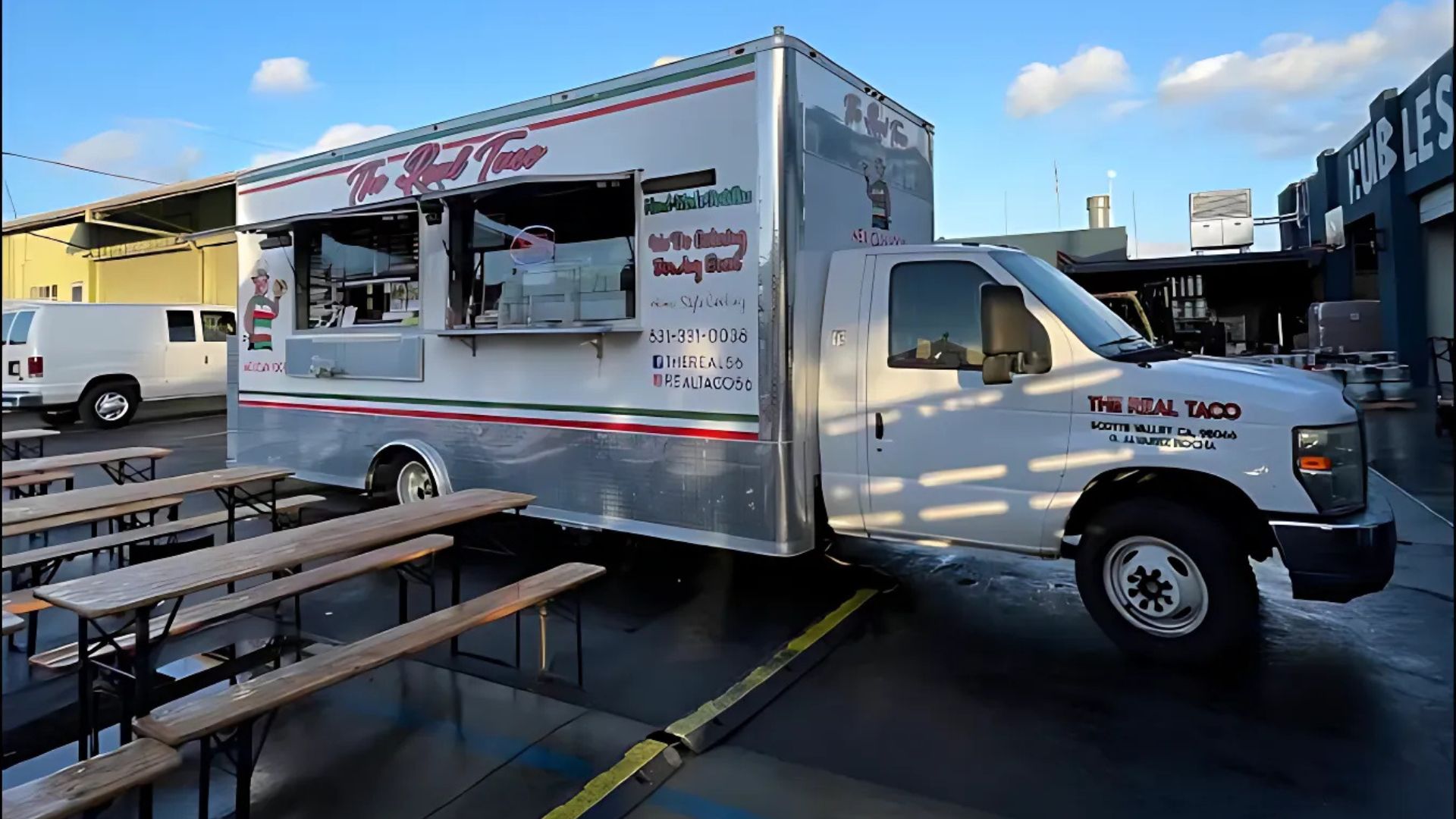 Truck of The Real Taco in Santa Cruz, California