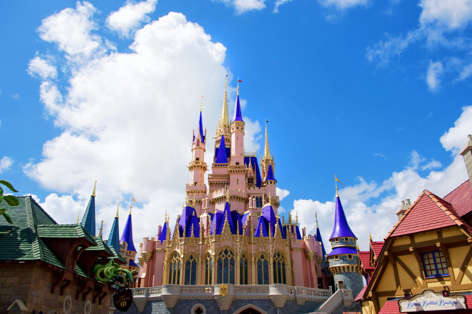 The newly redesigned Cinderella Castle at Walt Disney World