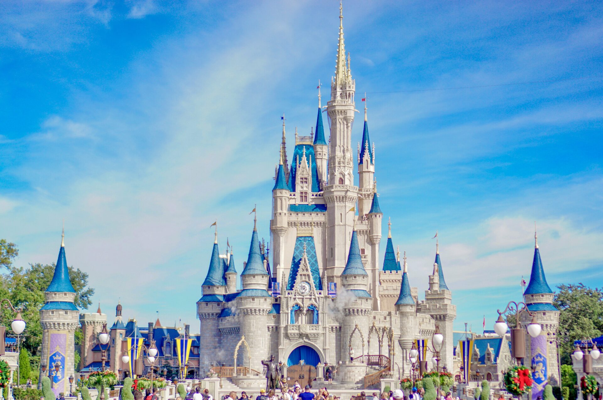 Cinderella Castle at Walt Disney World in Orlando, Florida