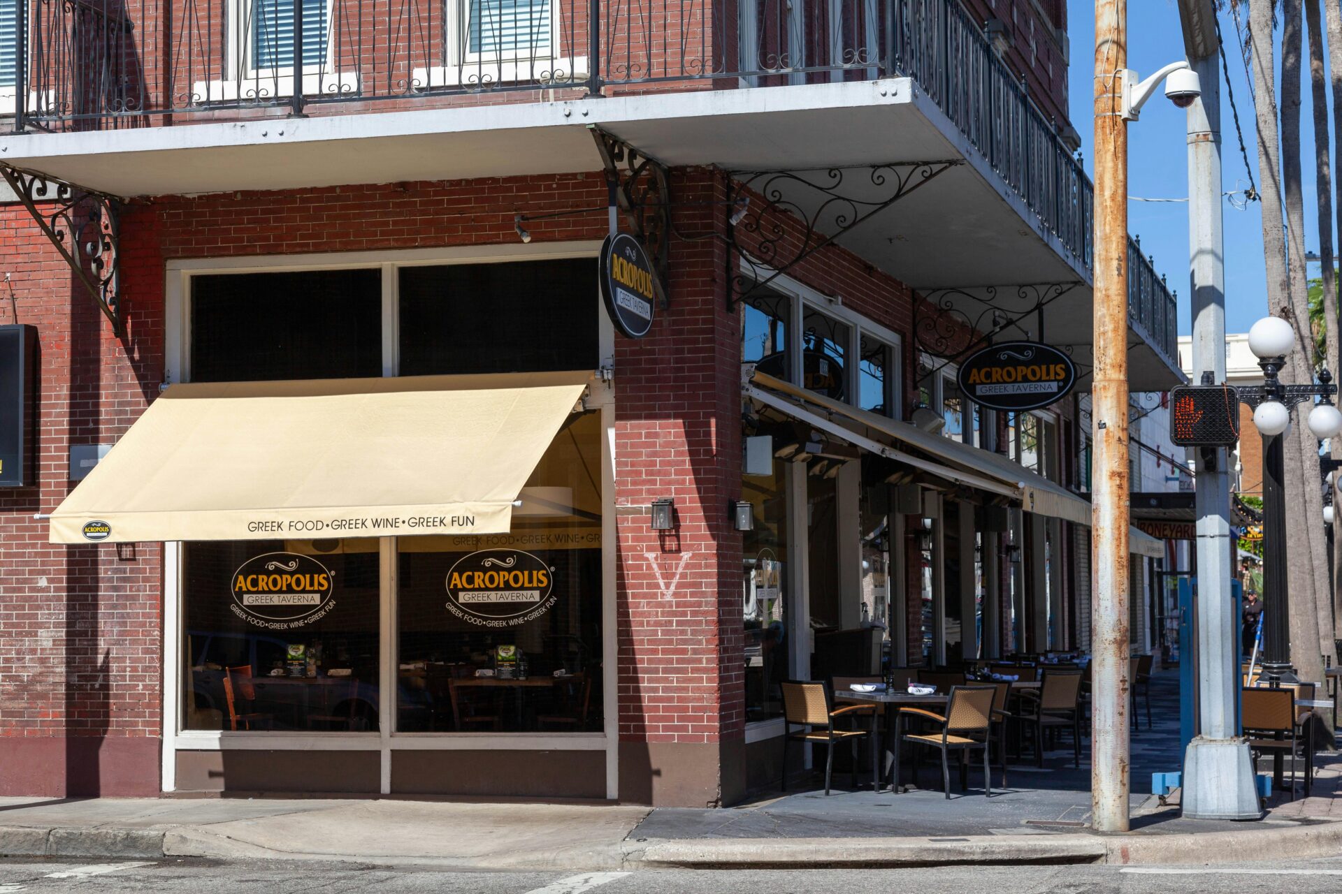 Urban street scene in Ybor City