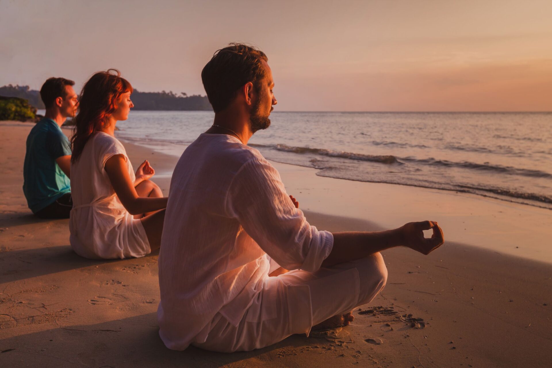 yoga or meditate on the beach