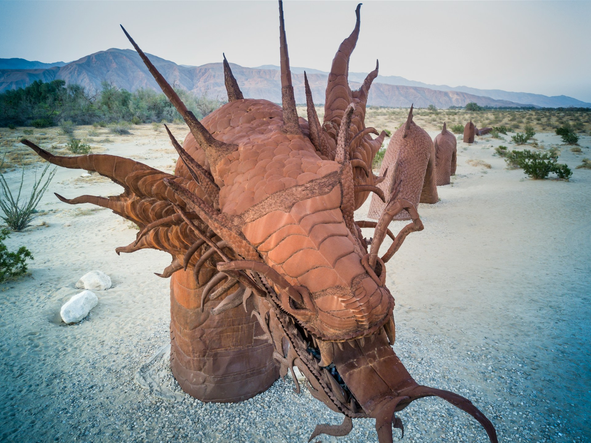 Expansive desert landscape in Anza-Borrego Desert State Park