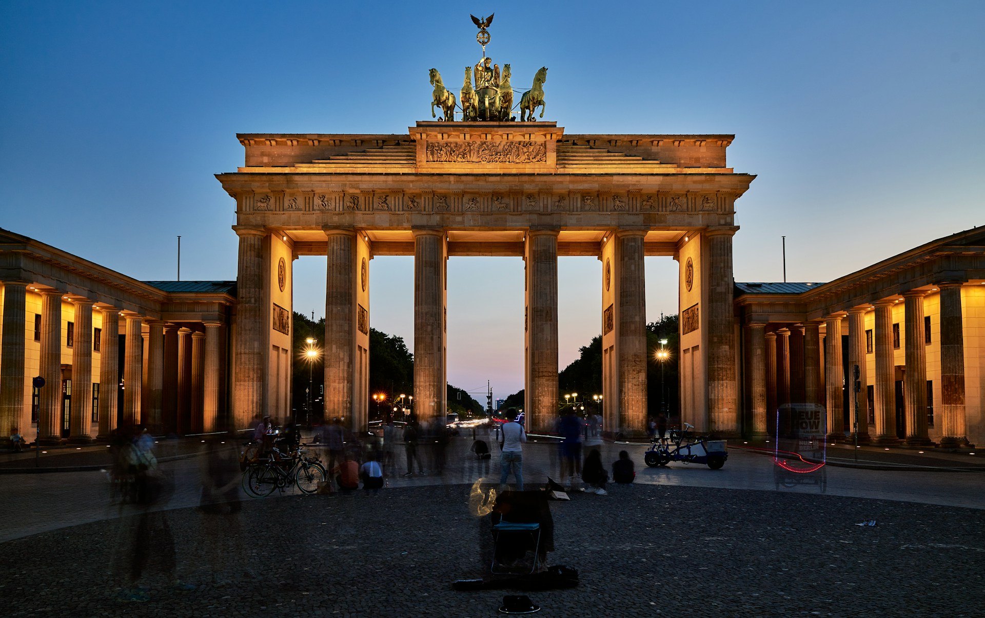 The Brandenburg Gate in Berlin, Germany