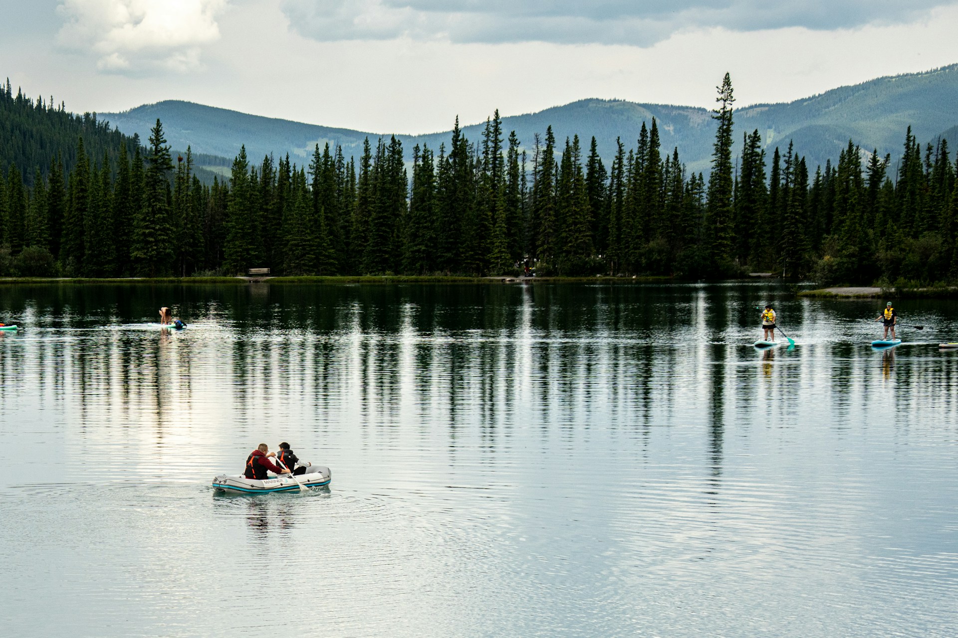 A peaceful view of Bragg Creek