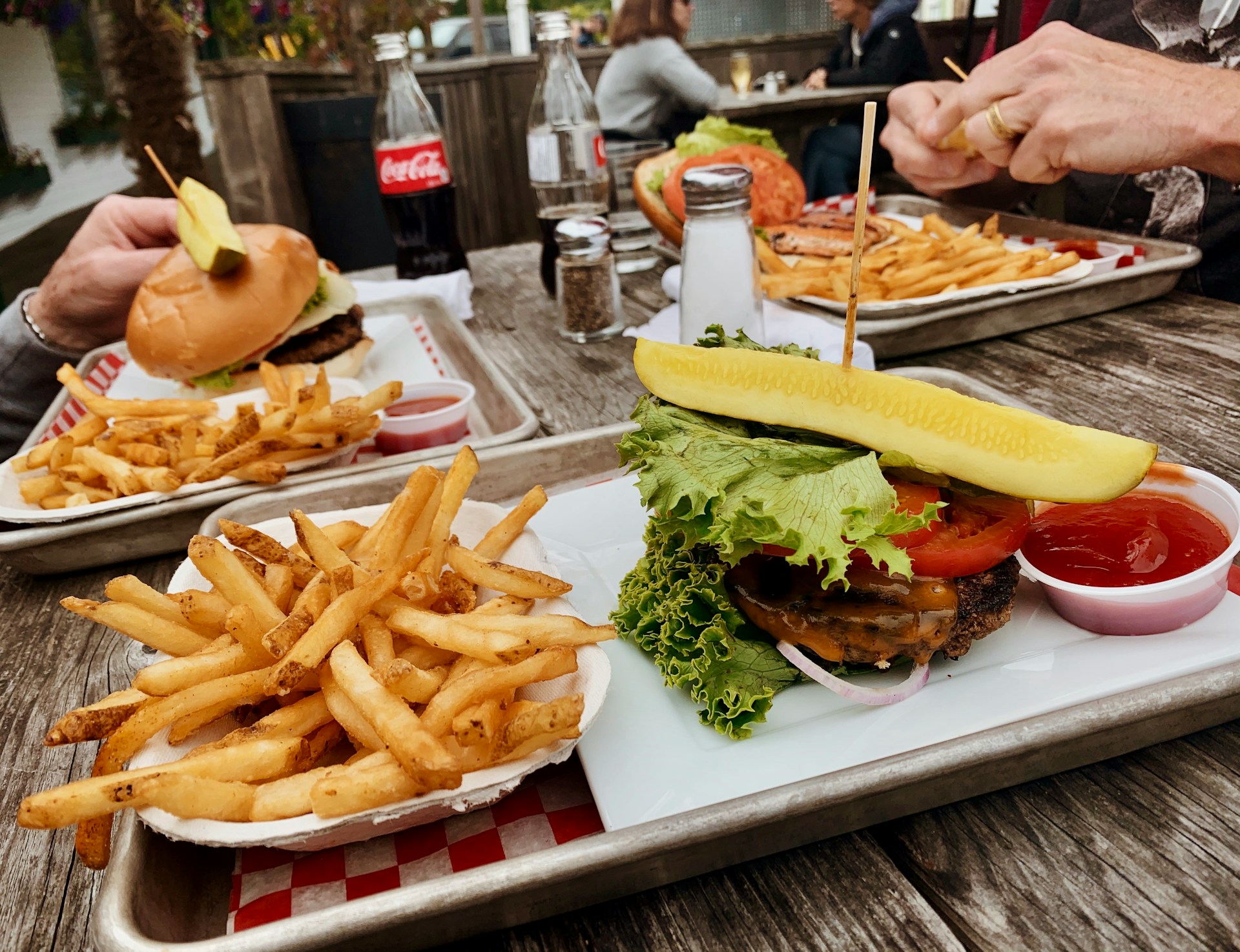A well-arranged table featuring a selection of British Columbia's signature dishes