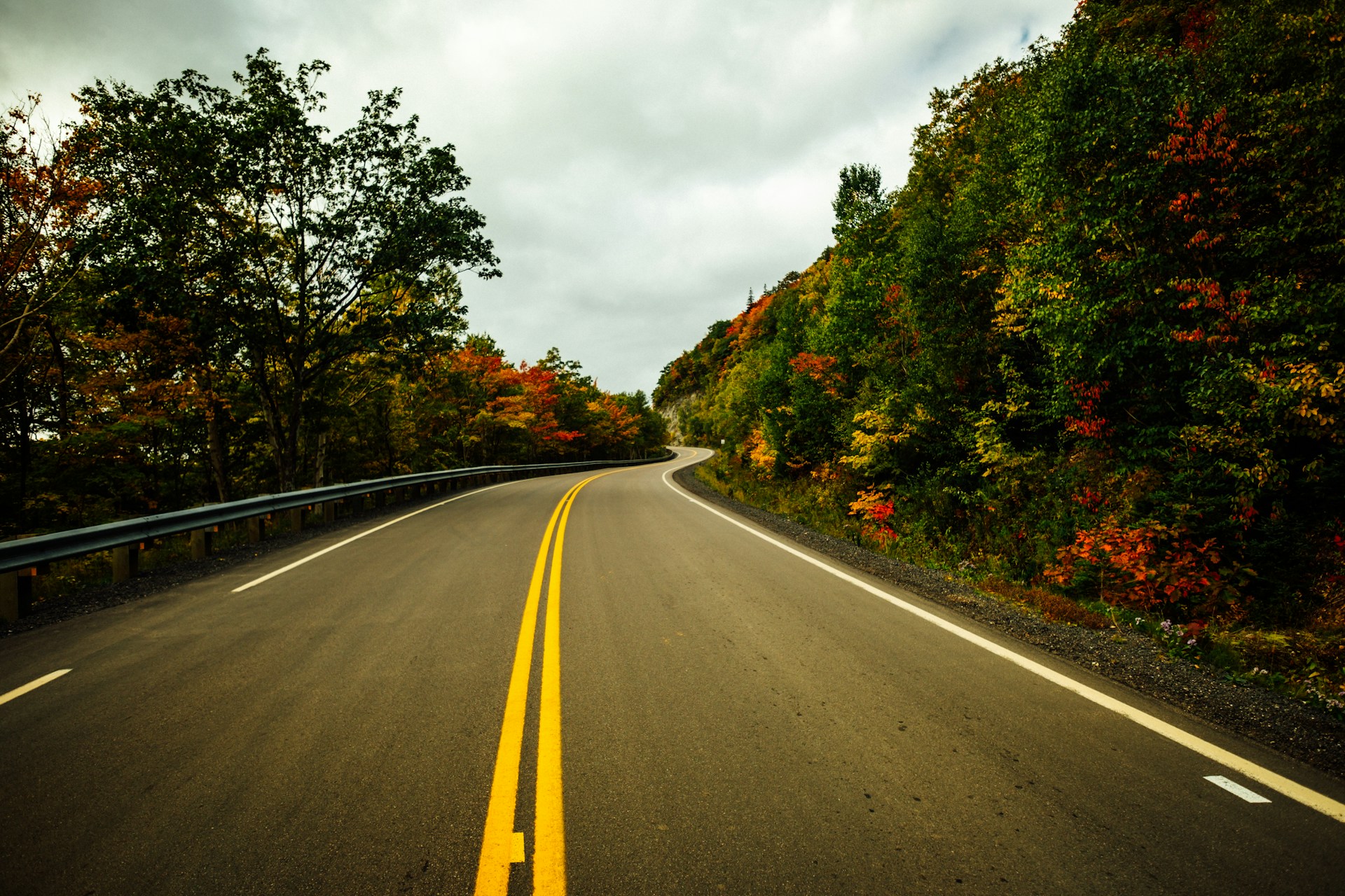 Scenic drive along the Cabot Trail
