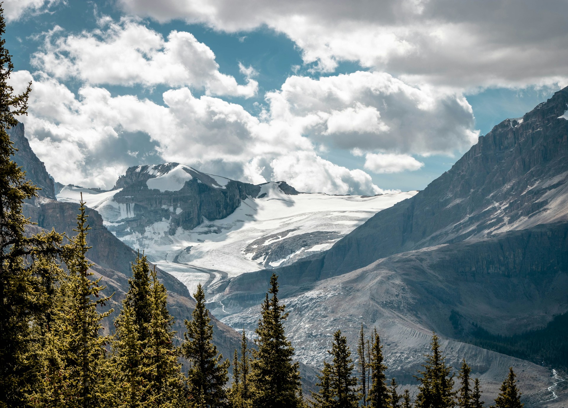 Majestic peaks of the Canadian Rockies
