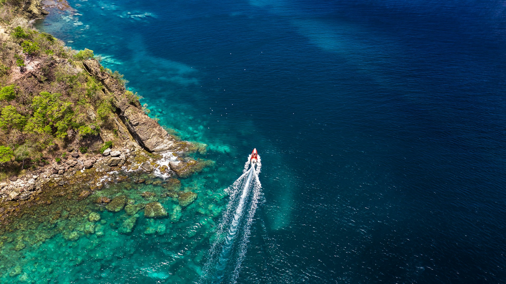 A vibrant beach along Mexico's Caribbean Coast