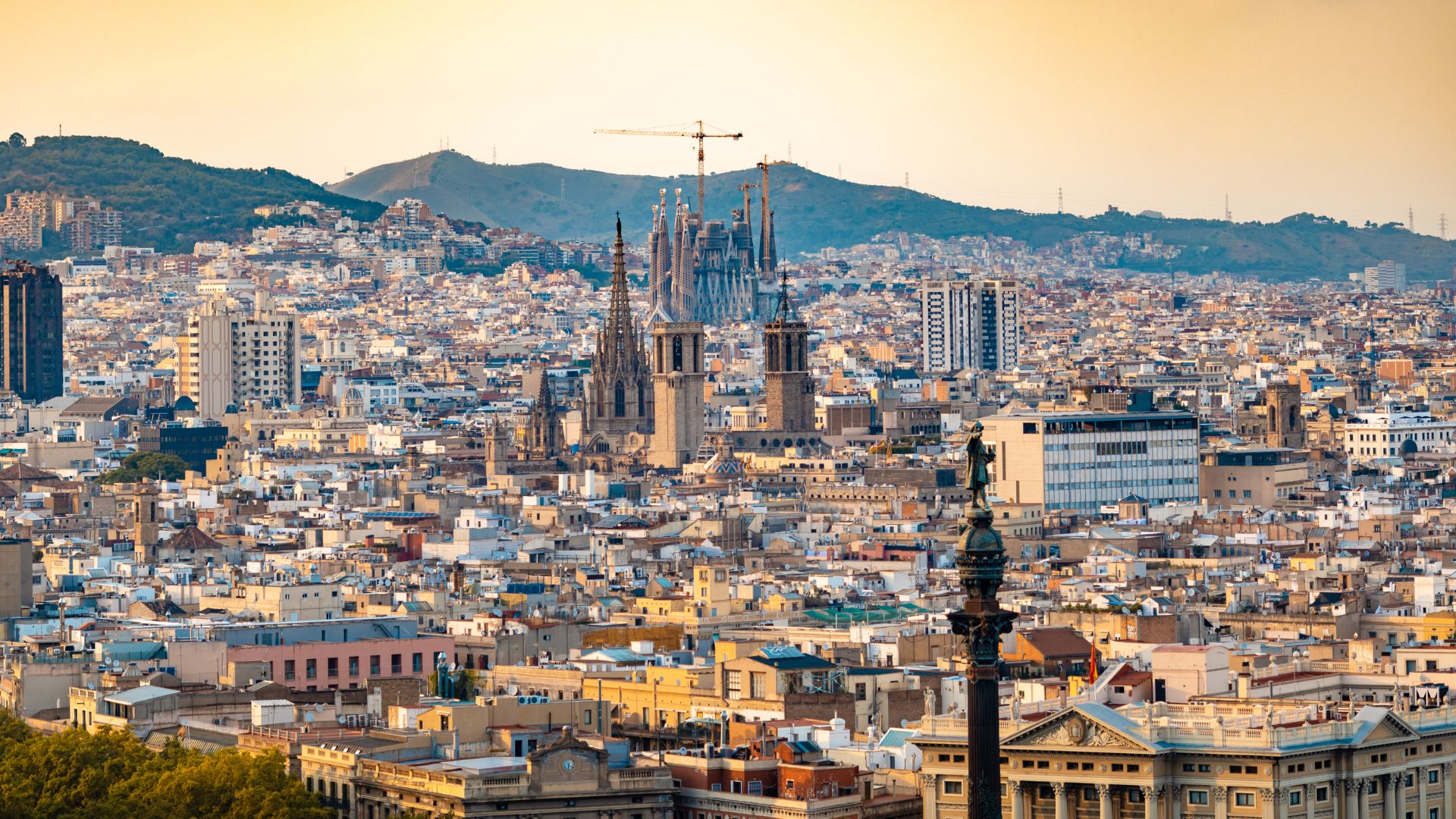 Carrer de Mallorca in Barcelona, Spain
