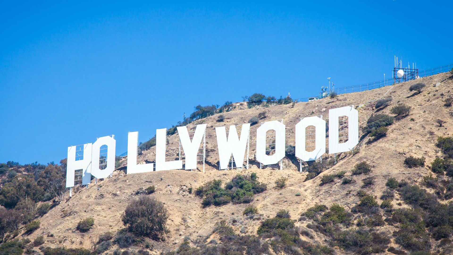 Hollywood Sign in Los Angeles, Southern California