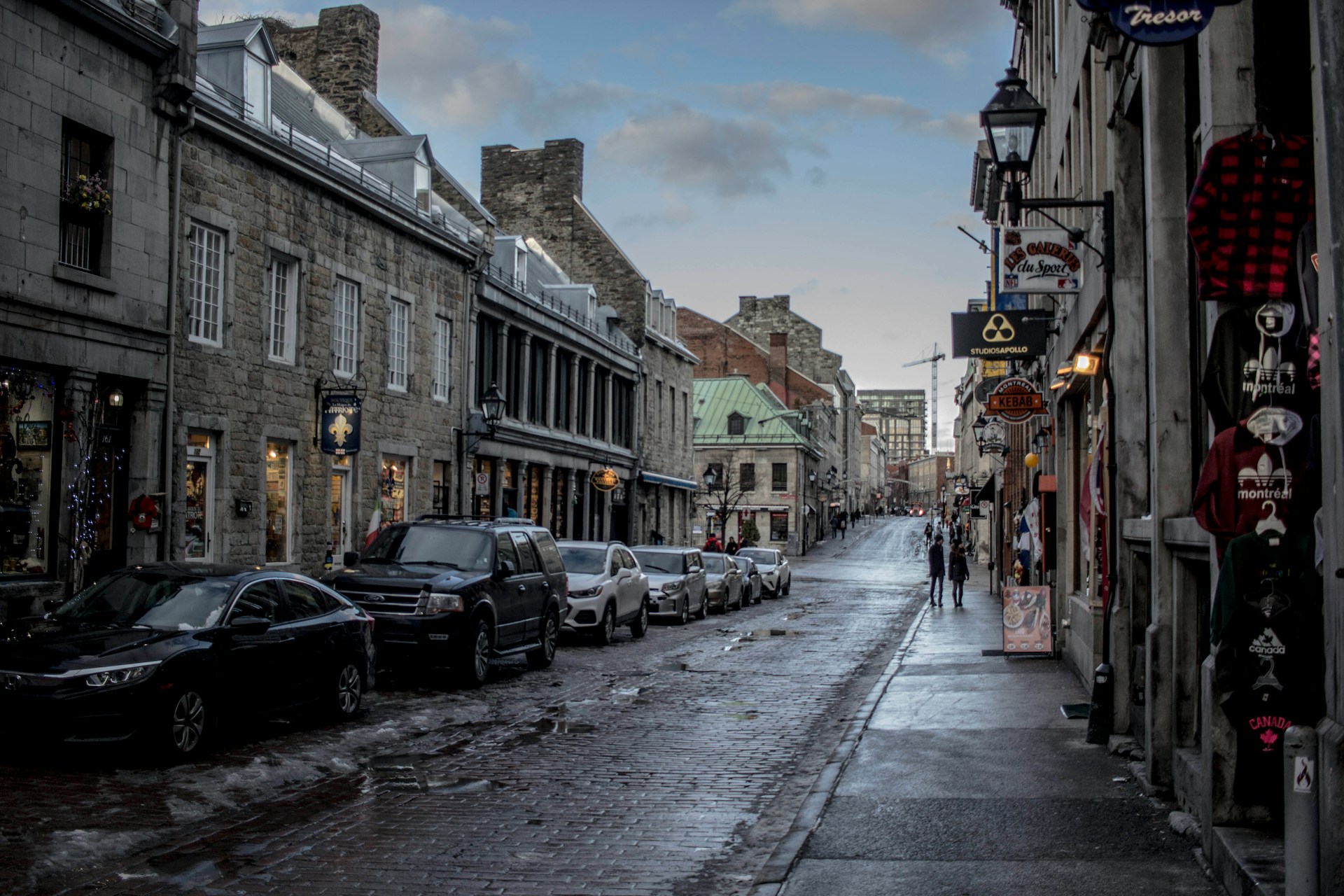 A historic stone building in Old Montreal