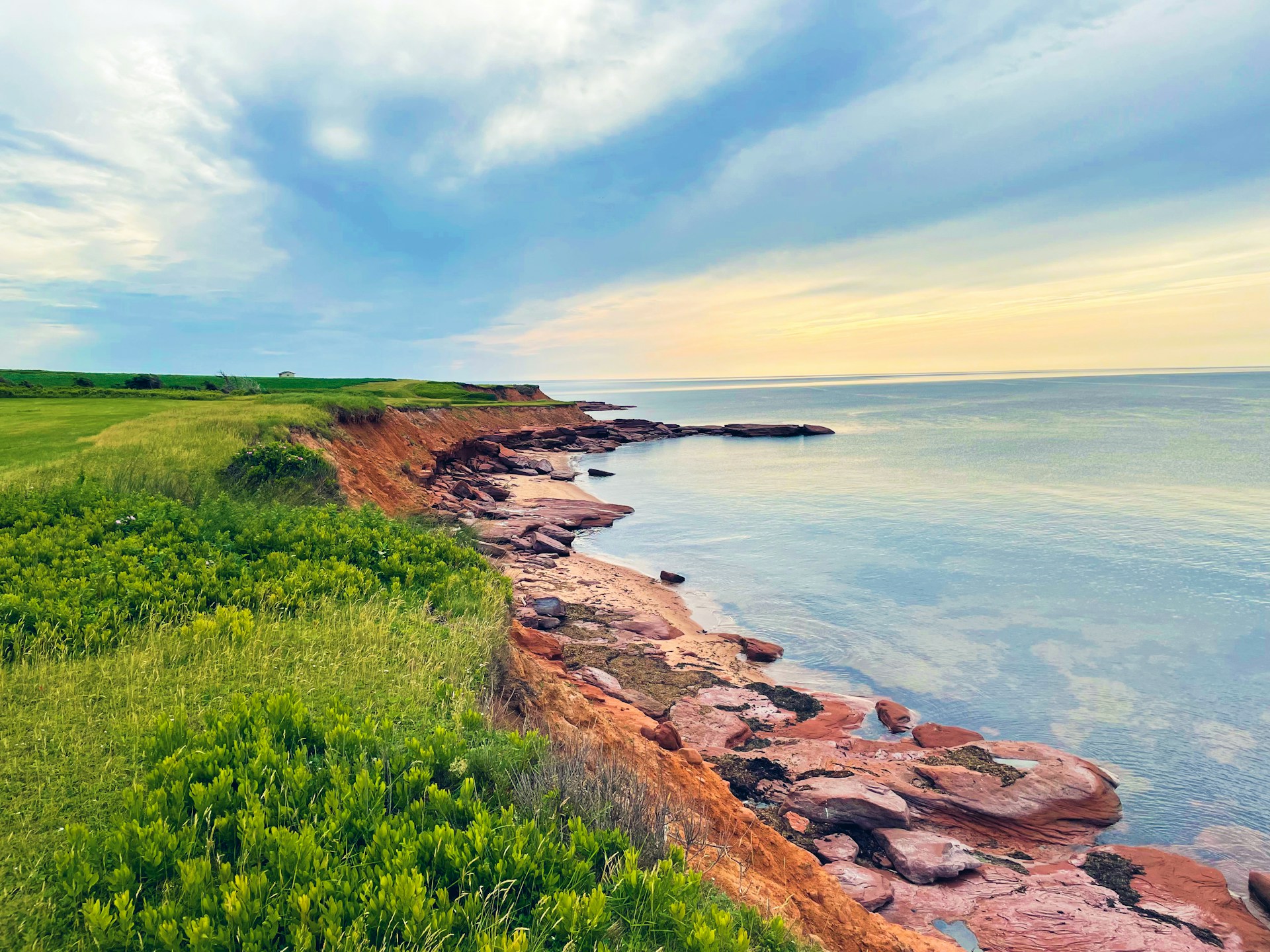 Tranquil view of the coast of Prince Edward Island