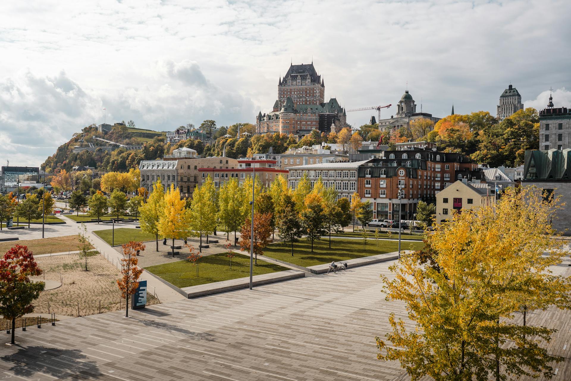 Panoramic view of Quebec City