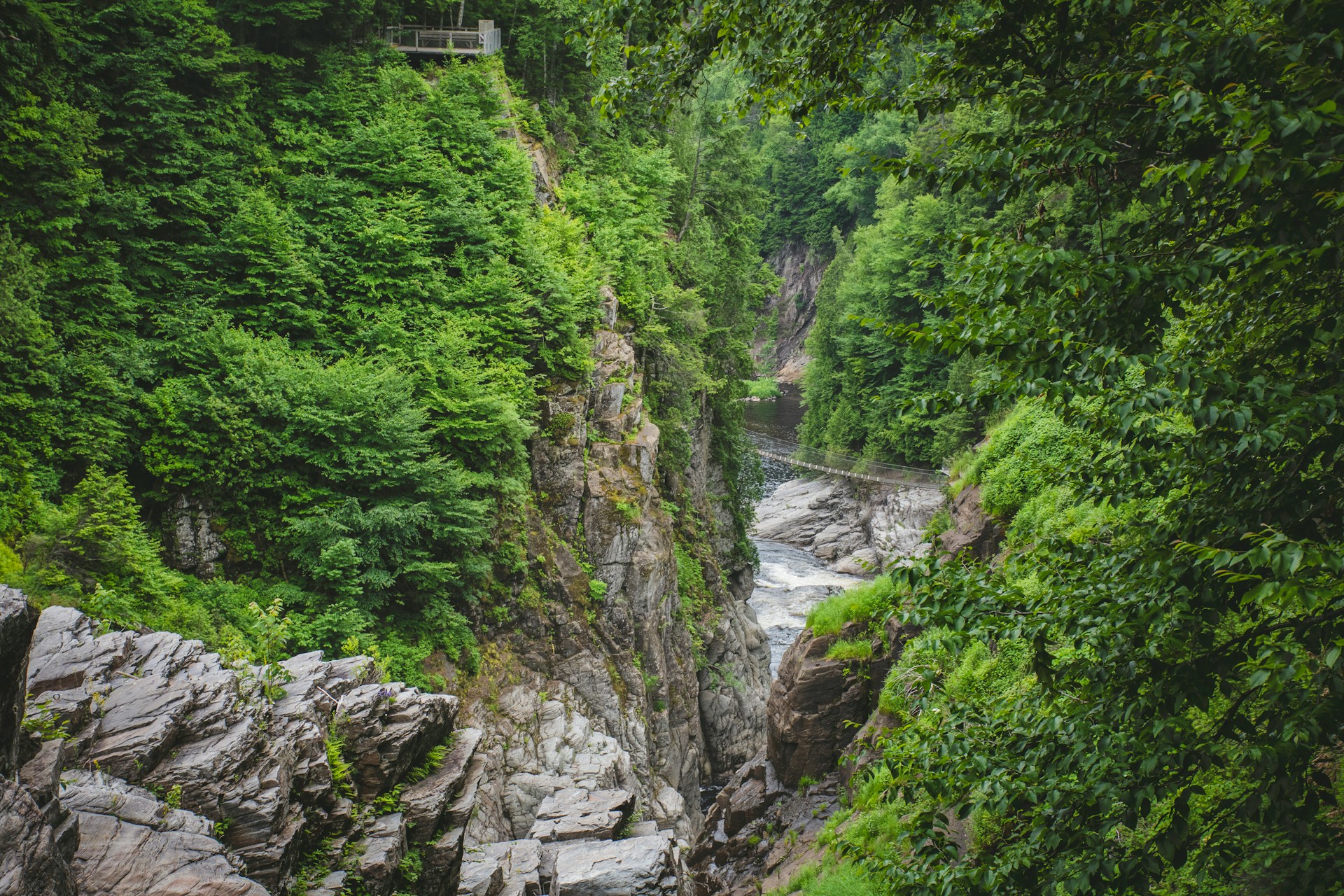 Majestic view of Quebec Cliff