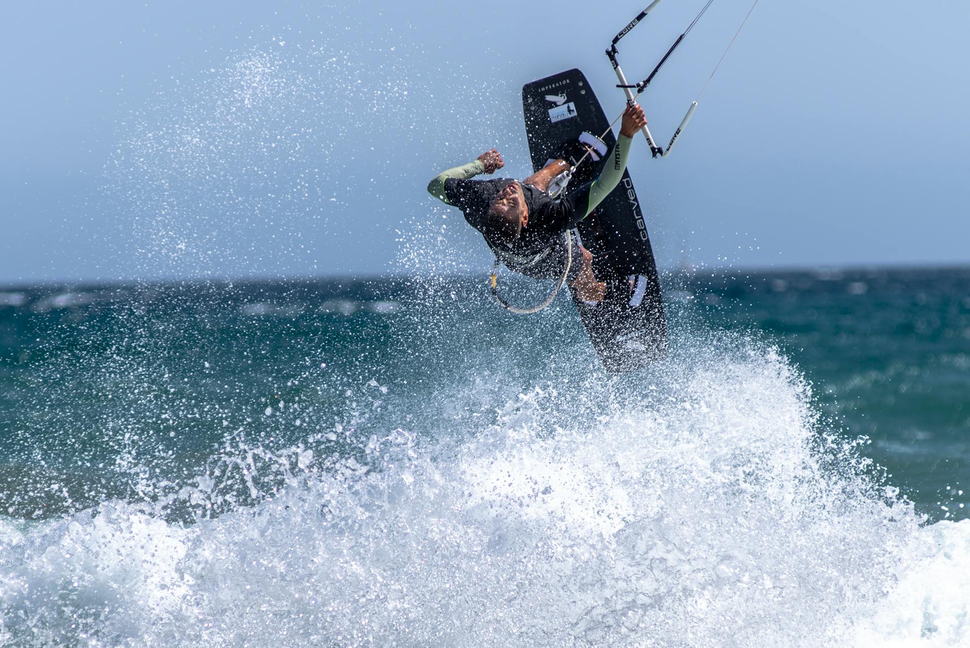 Surfing at Las Canteras 