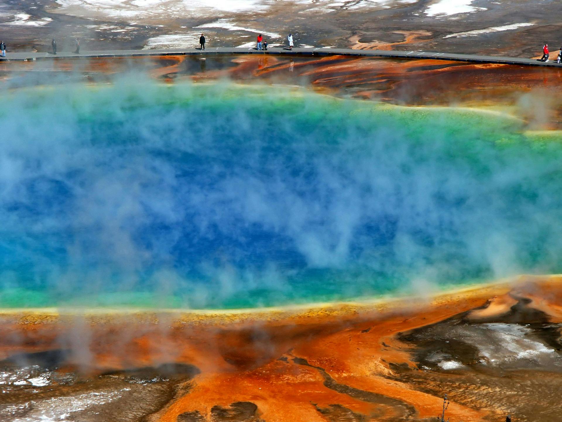 Scenic landscape in Yellowstone
