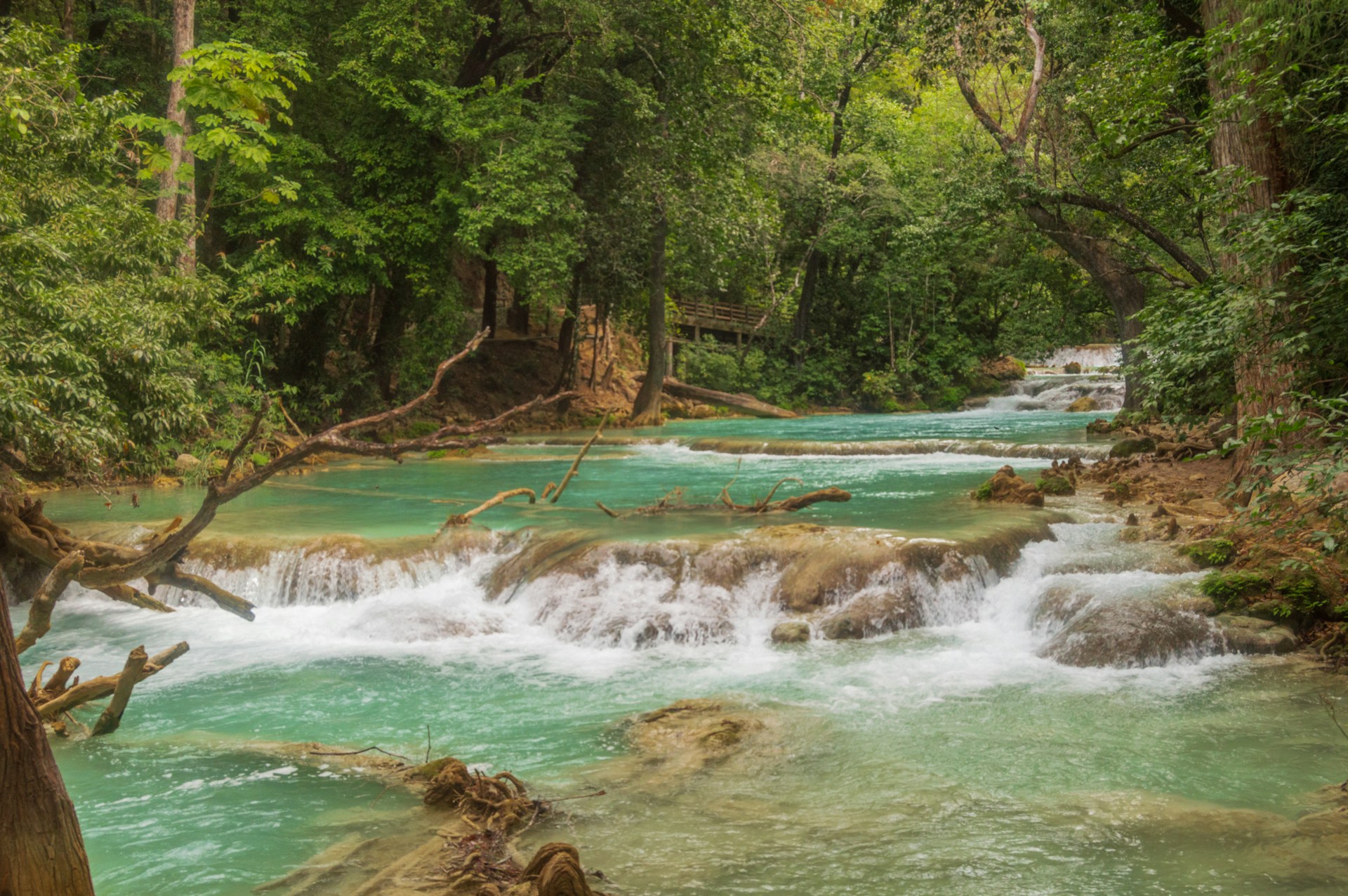 Cascada El Chiflón waterfall in Chiapas, Mexico