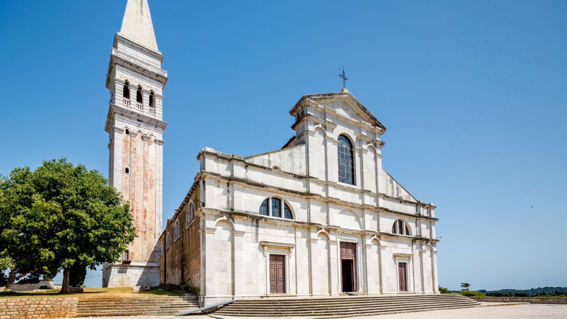 Church of St. Euphemia located in Rovinj, Croatia, Europe