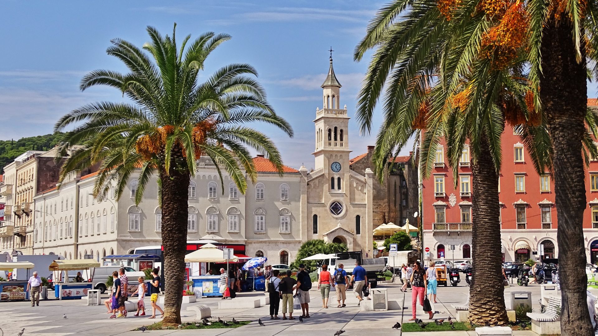Diocletian's Palace in Split, Croatia, Europe.