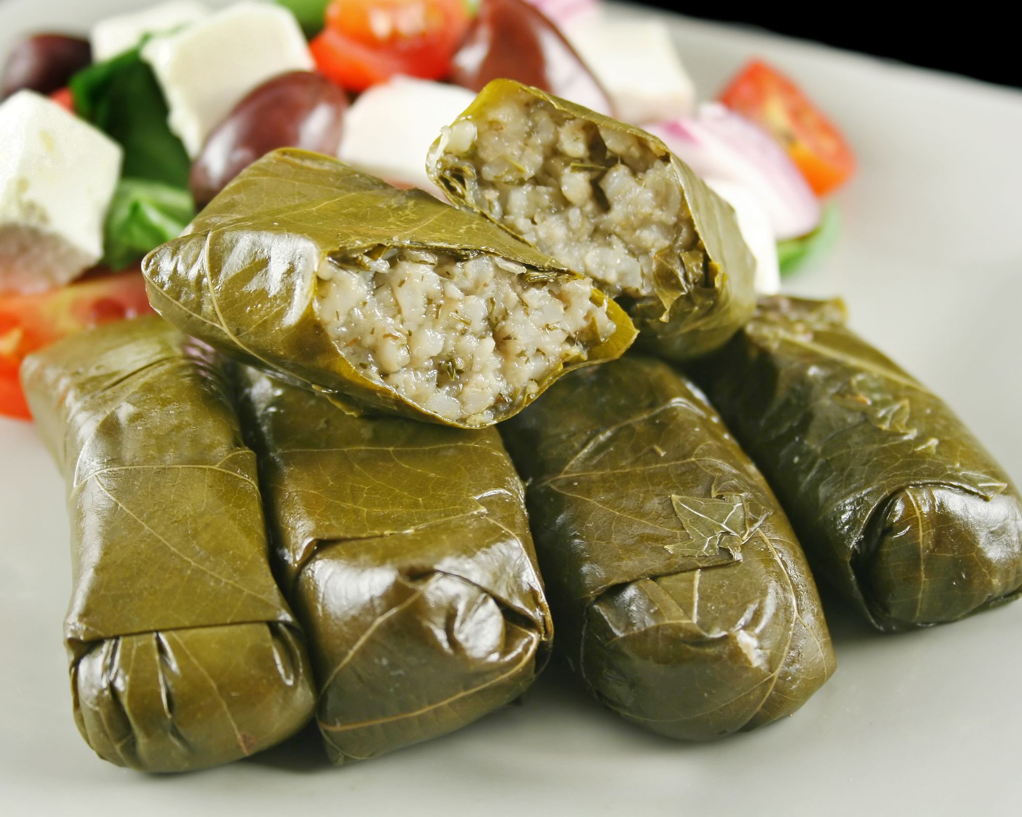 Dolmades with rice