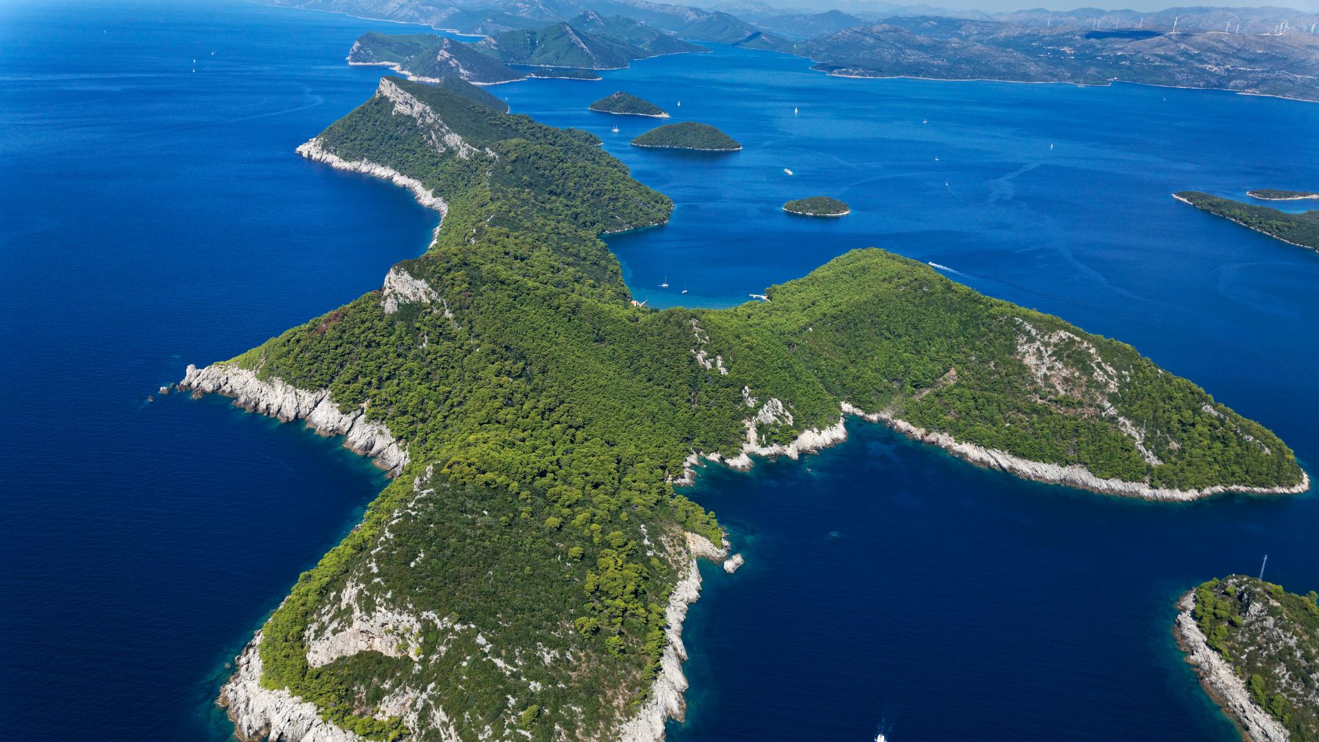 Elaphiti Islands in Dubrovnik, Croatia, Europe