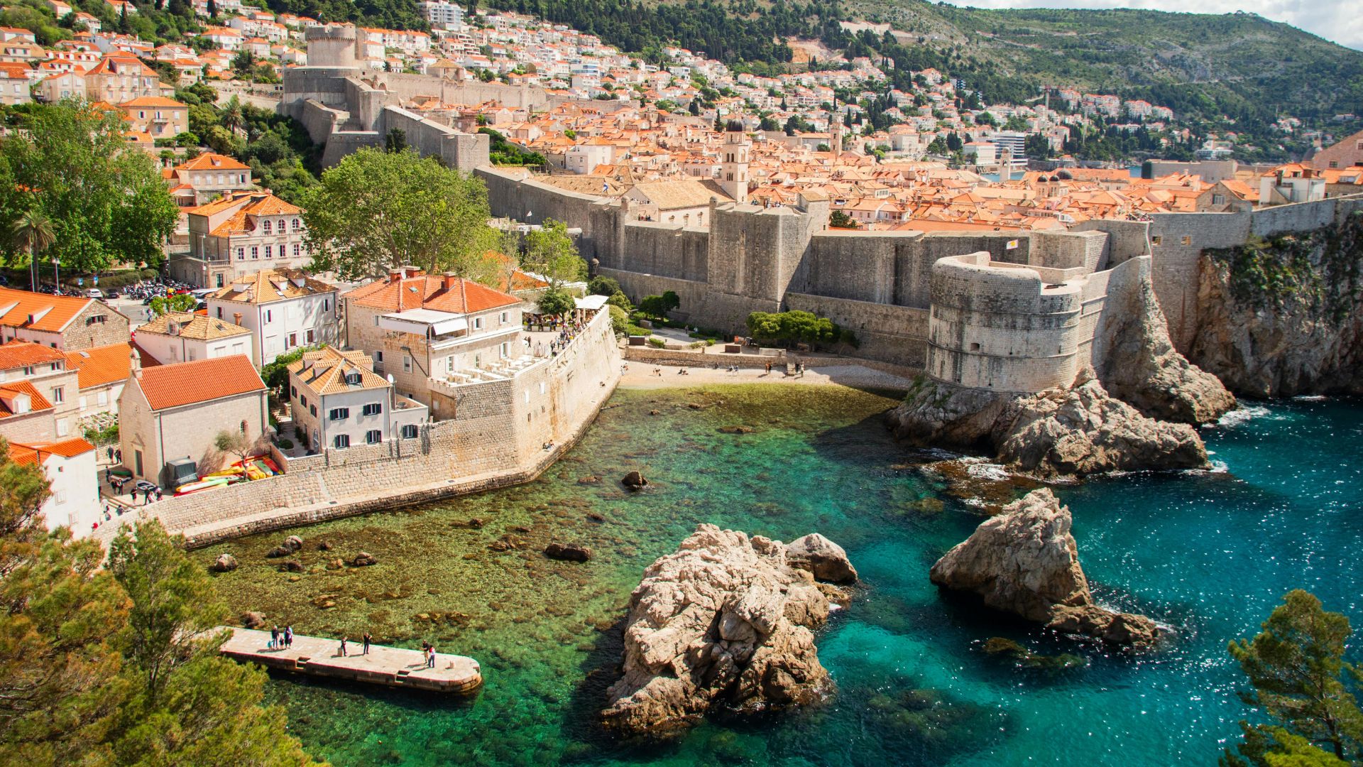 Fort Lovrijenac in Dubrovnik, Croatia, Europe