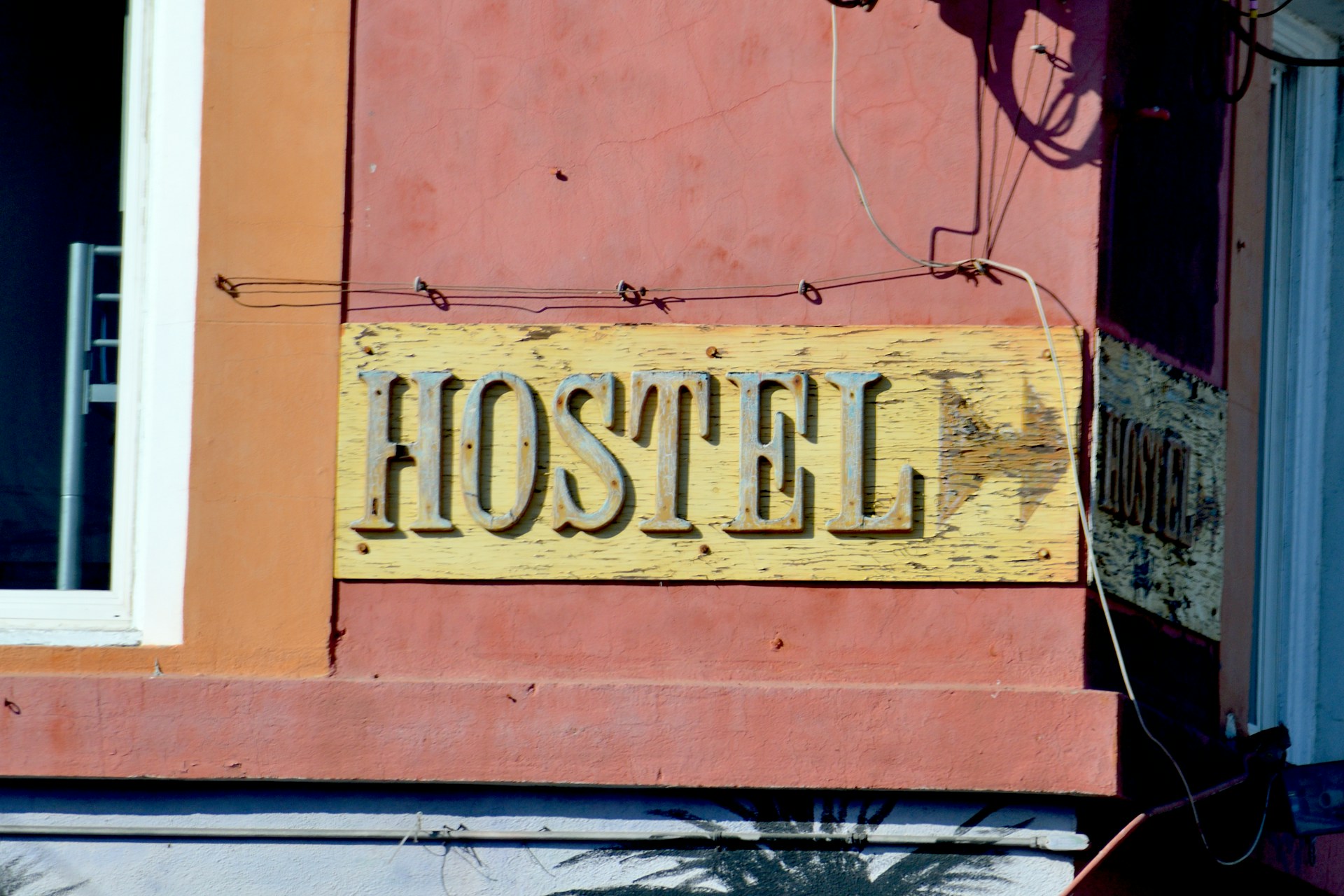 A colorful Mexican hostel