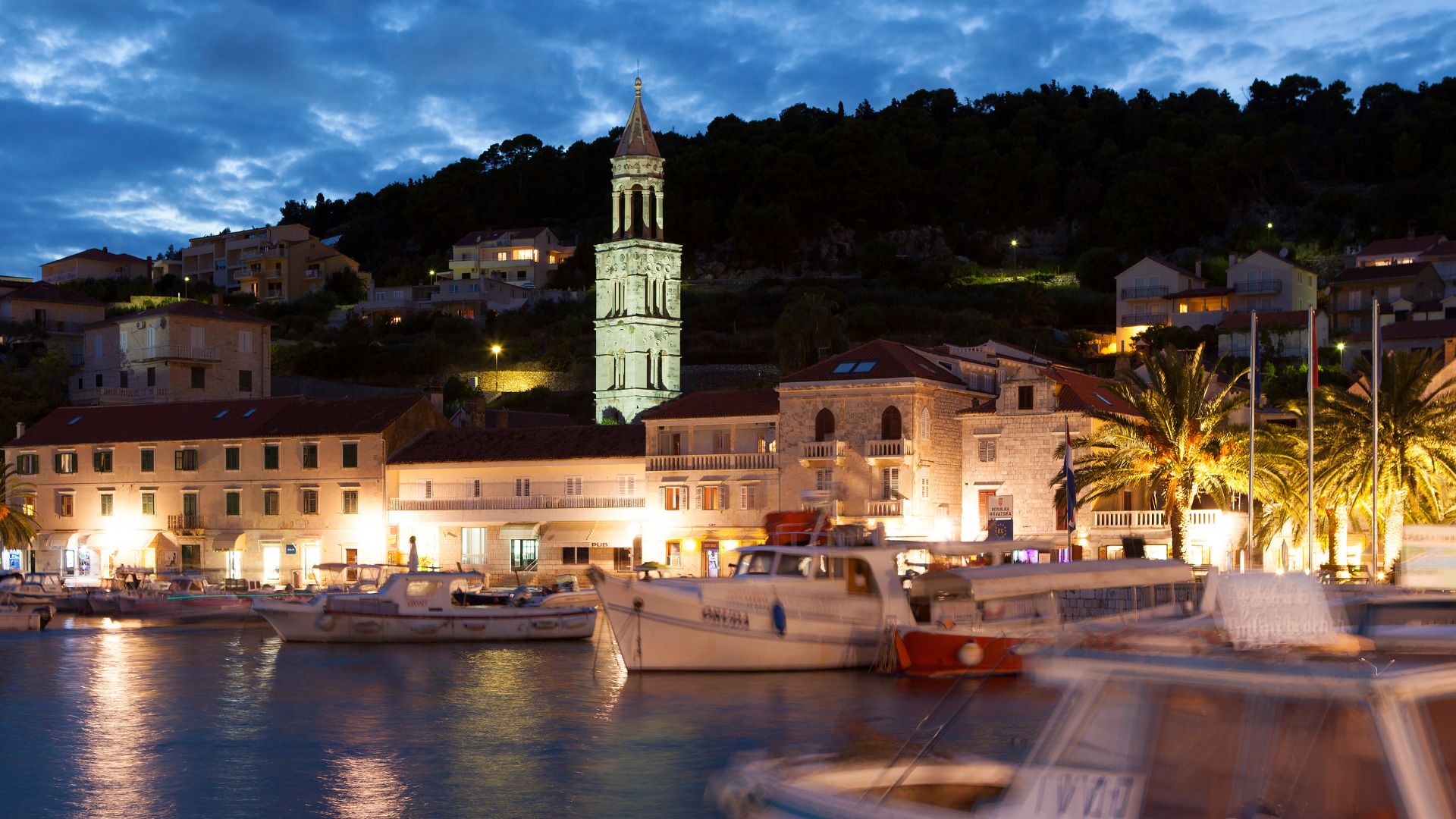 Hvar Town on Hvar Island, Croatia, Europe