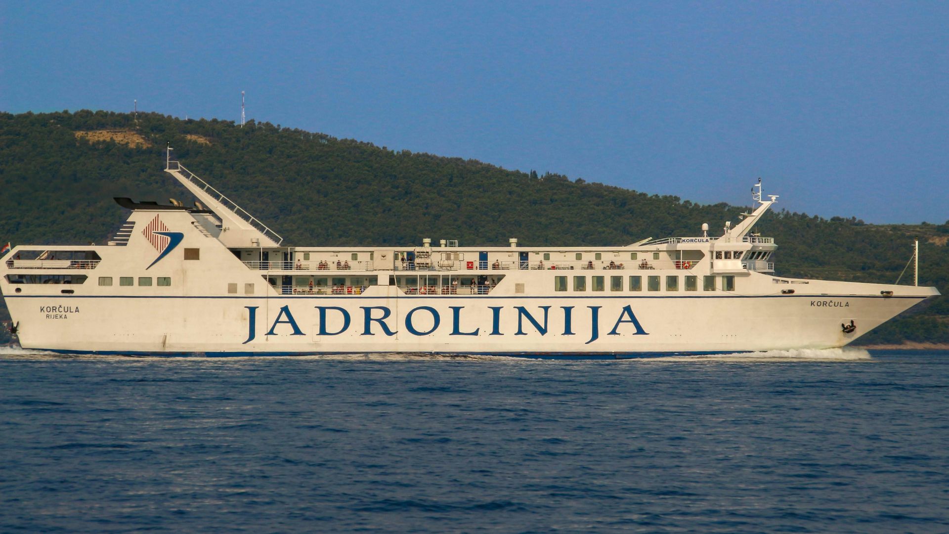 Jadrolinija ferry in Croatia, Europe