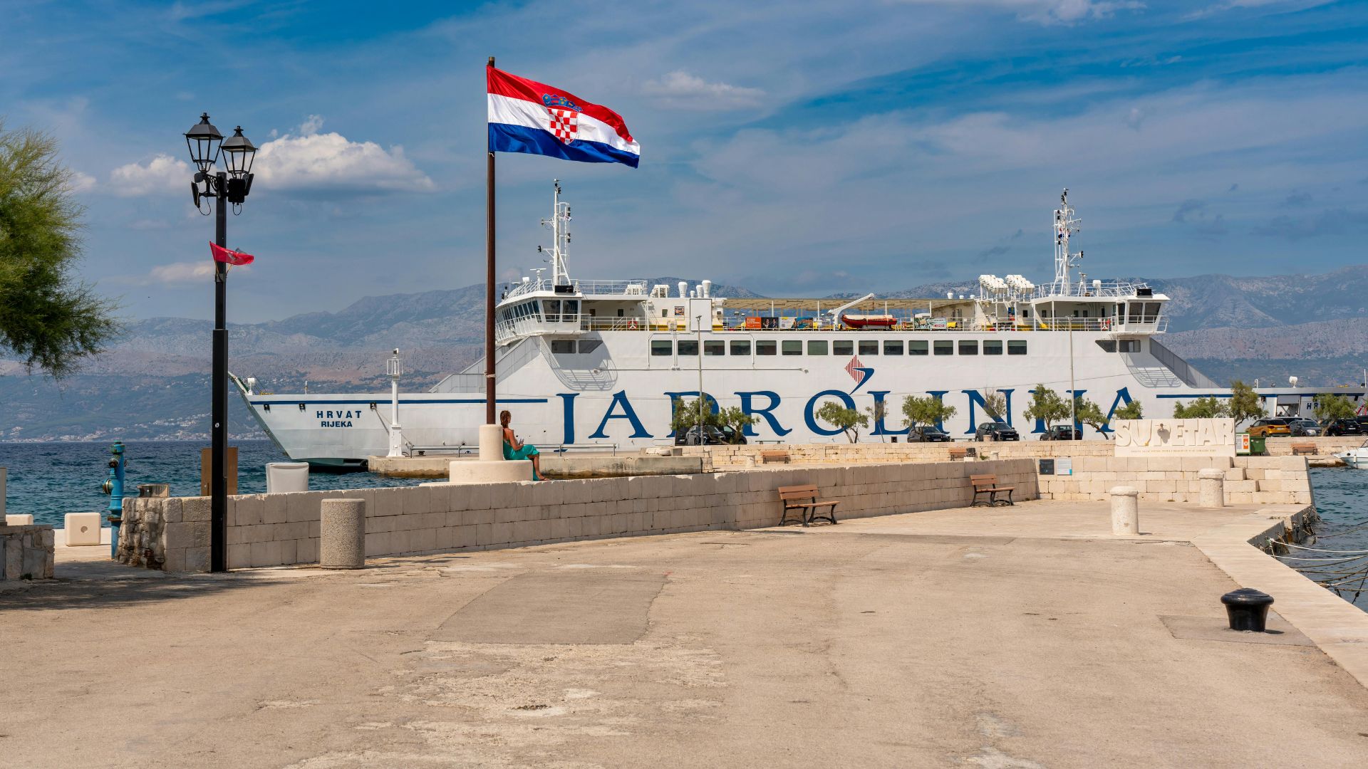 Jadrolinija ferry in Croatia, Europe