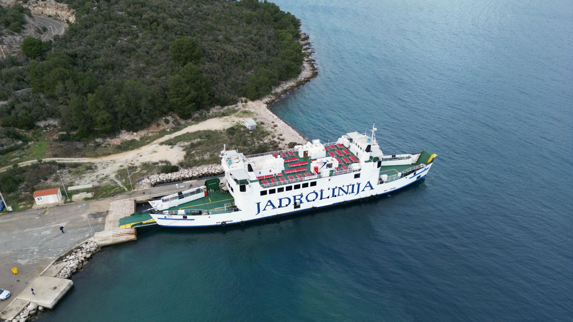 Jadrolinija ferry in Croatia, Europe