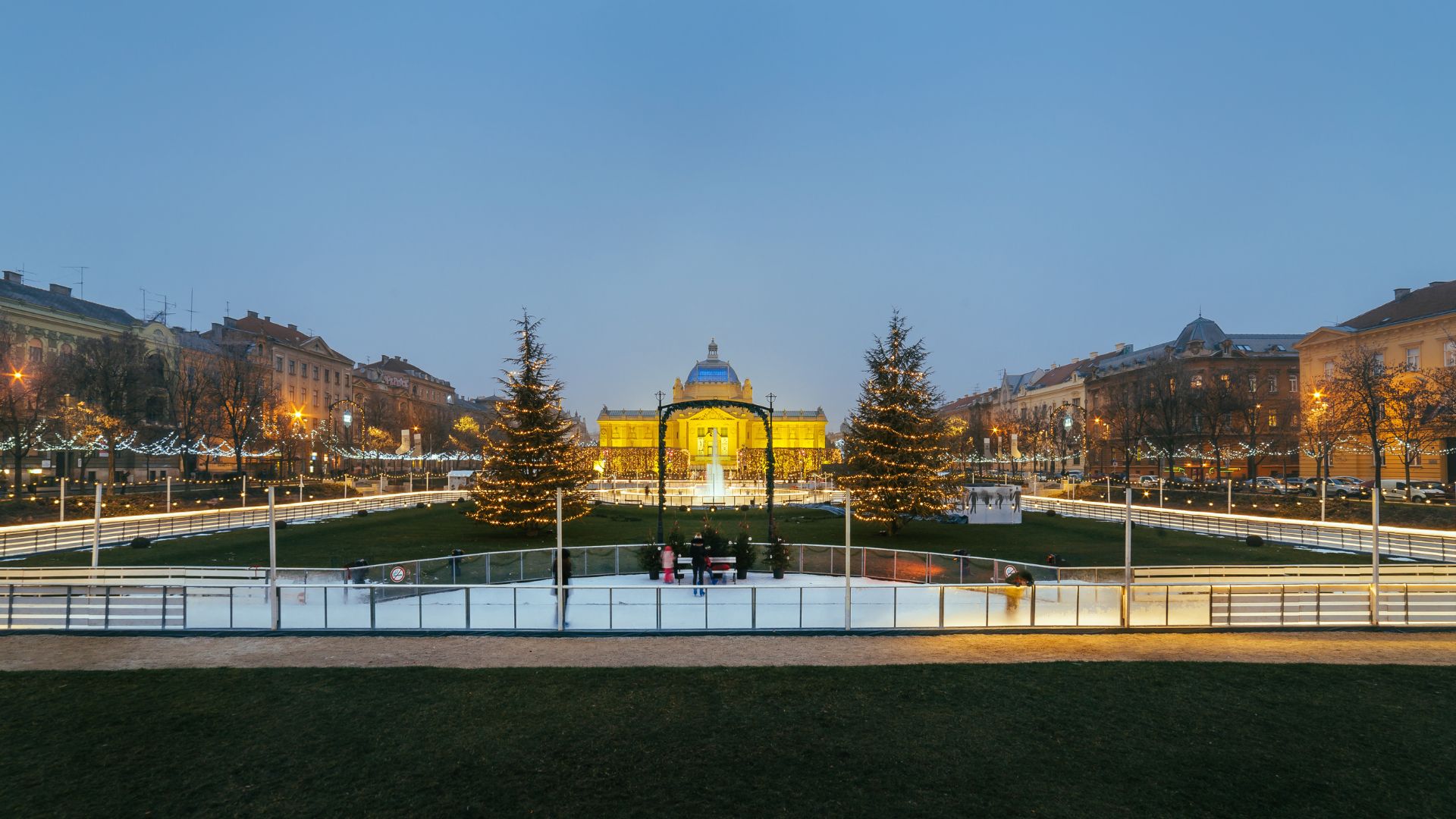 King Tomislav Square in Zagreb, Croatia, Europe