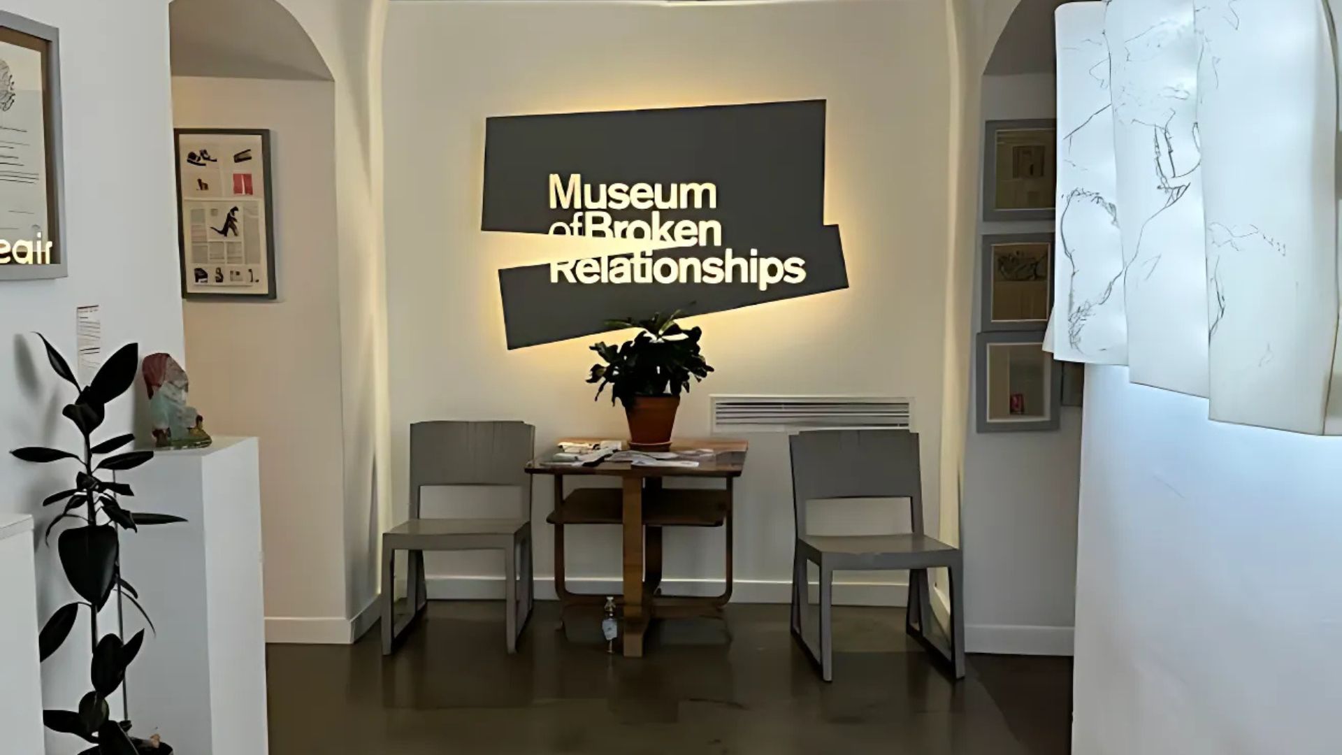 Museum of Broken Relationships in Zagreb, Croatia, Europe