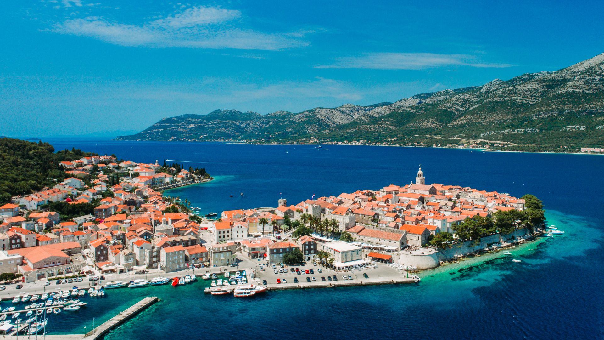 Old Town of Korčula, Croatia, Europe