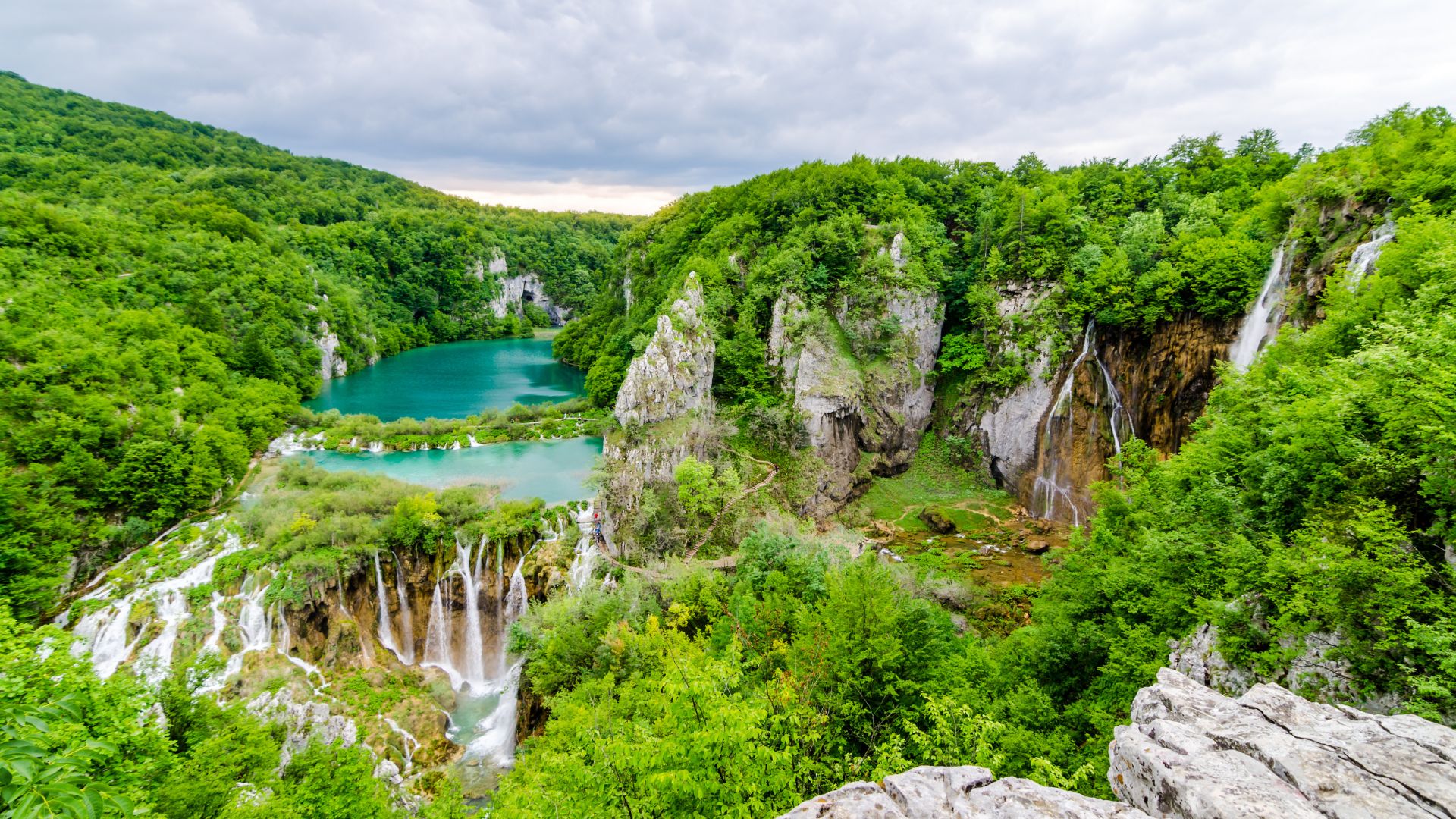 Plitvice Lakes National Park in Croatia, Europe