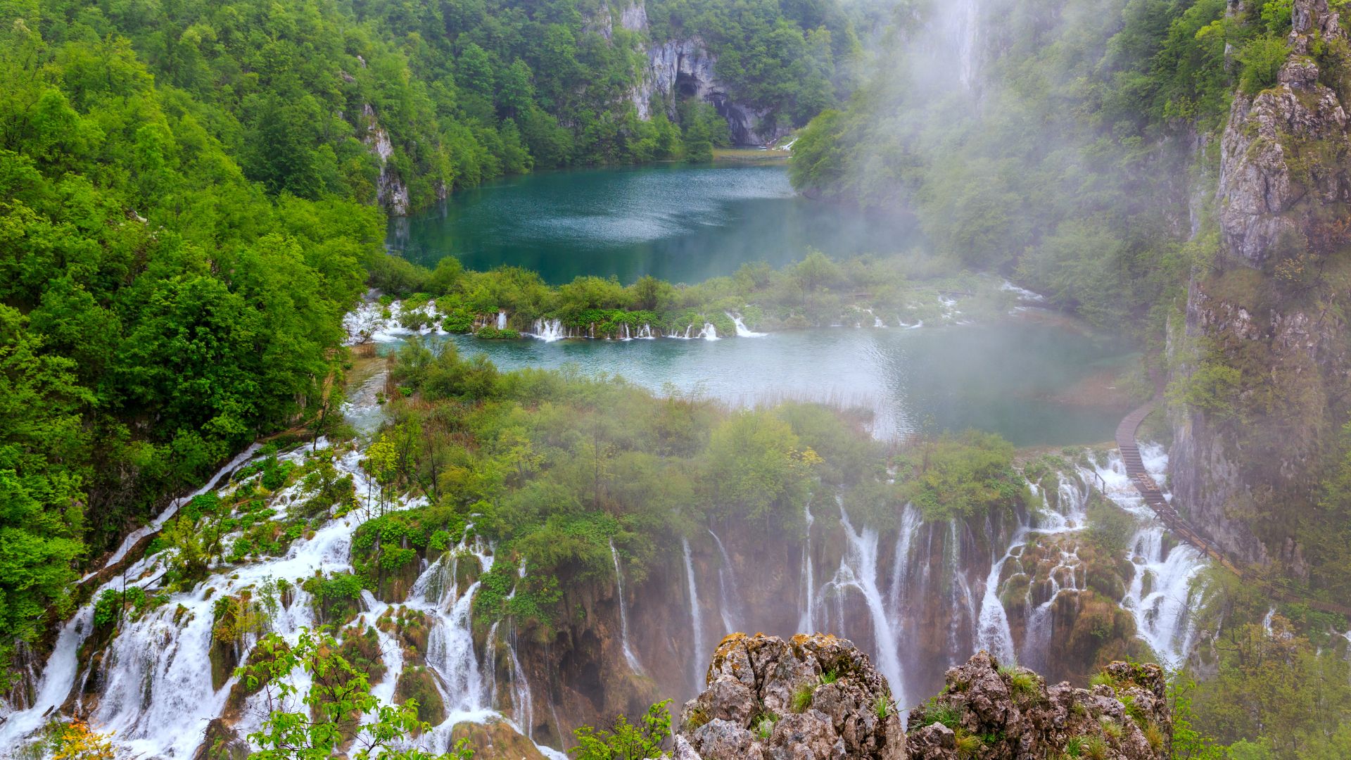 Plitvice Lakes National Park in Croatia, Europe