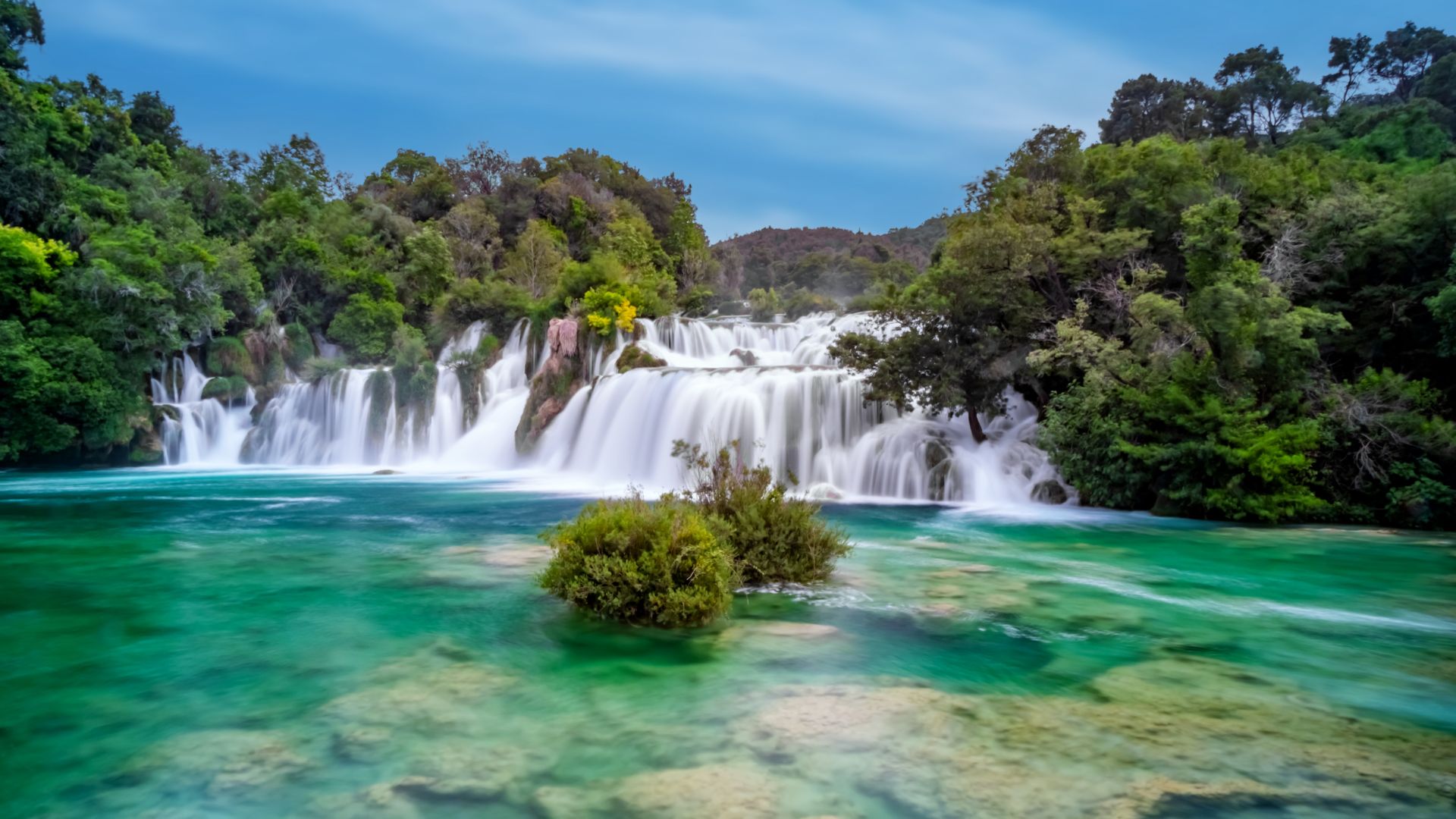 Skradinski Buk waterfall on Krka National Park in Croatia, Europe