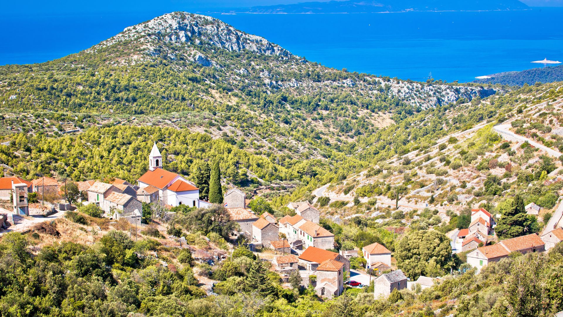 Velo Grablje in Hvar Island, Split-Dalmatia County, Croatia, Europe
